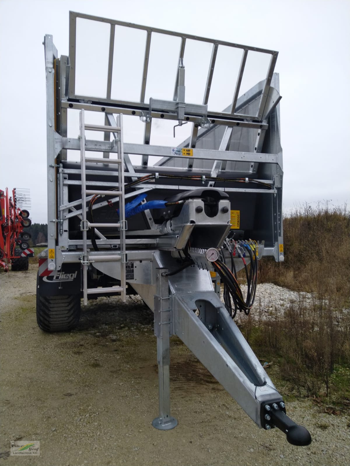 Abschiebewagen du type Fliegl ASW 271 C, Neumaschine en Pegnitz-Bronn (Photo 3)