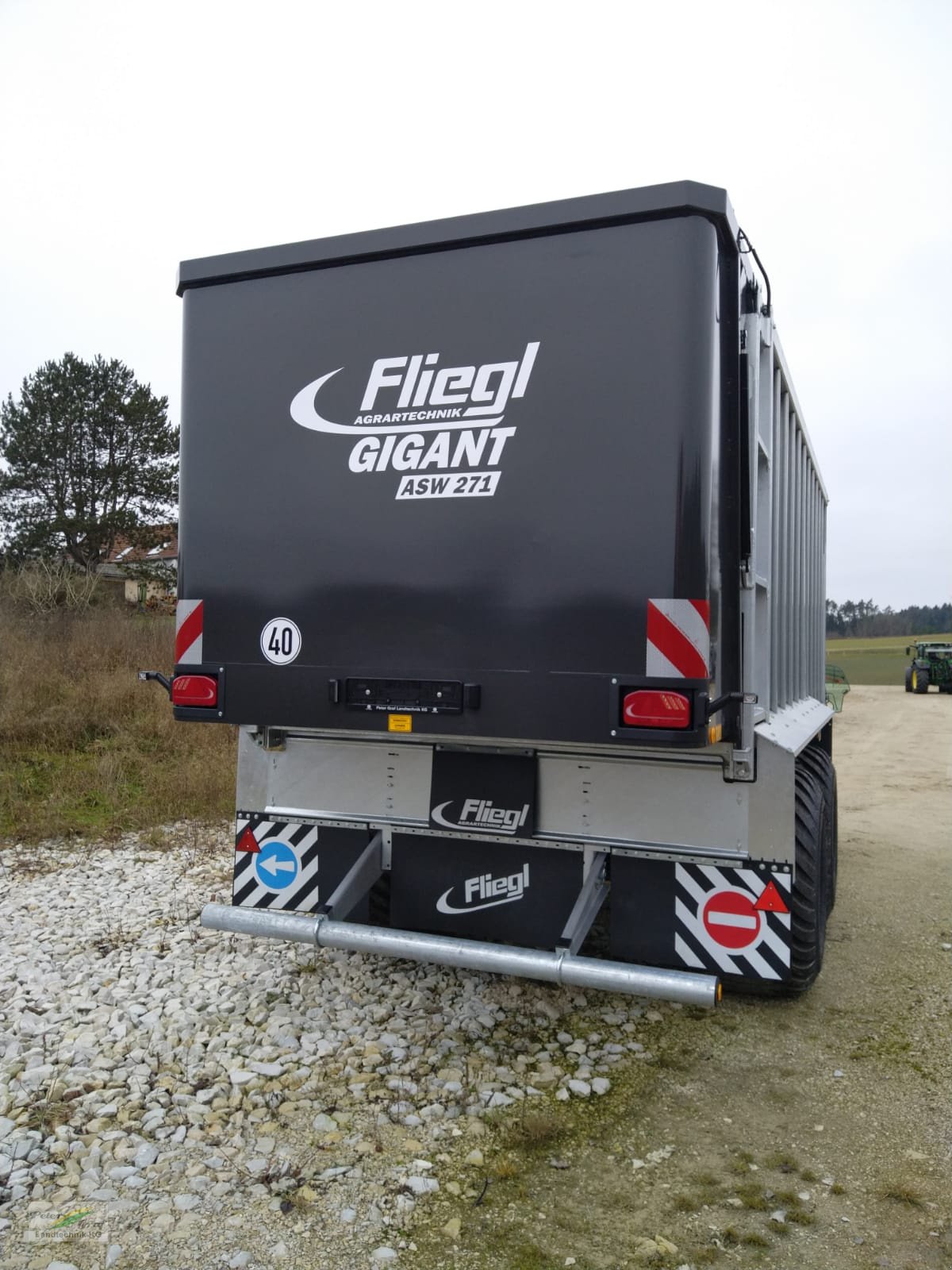 Abschiebewagen du type Fliegl ASW 271 C, Neumaschine en Pegnitz-Bronn (Photo 5)