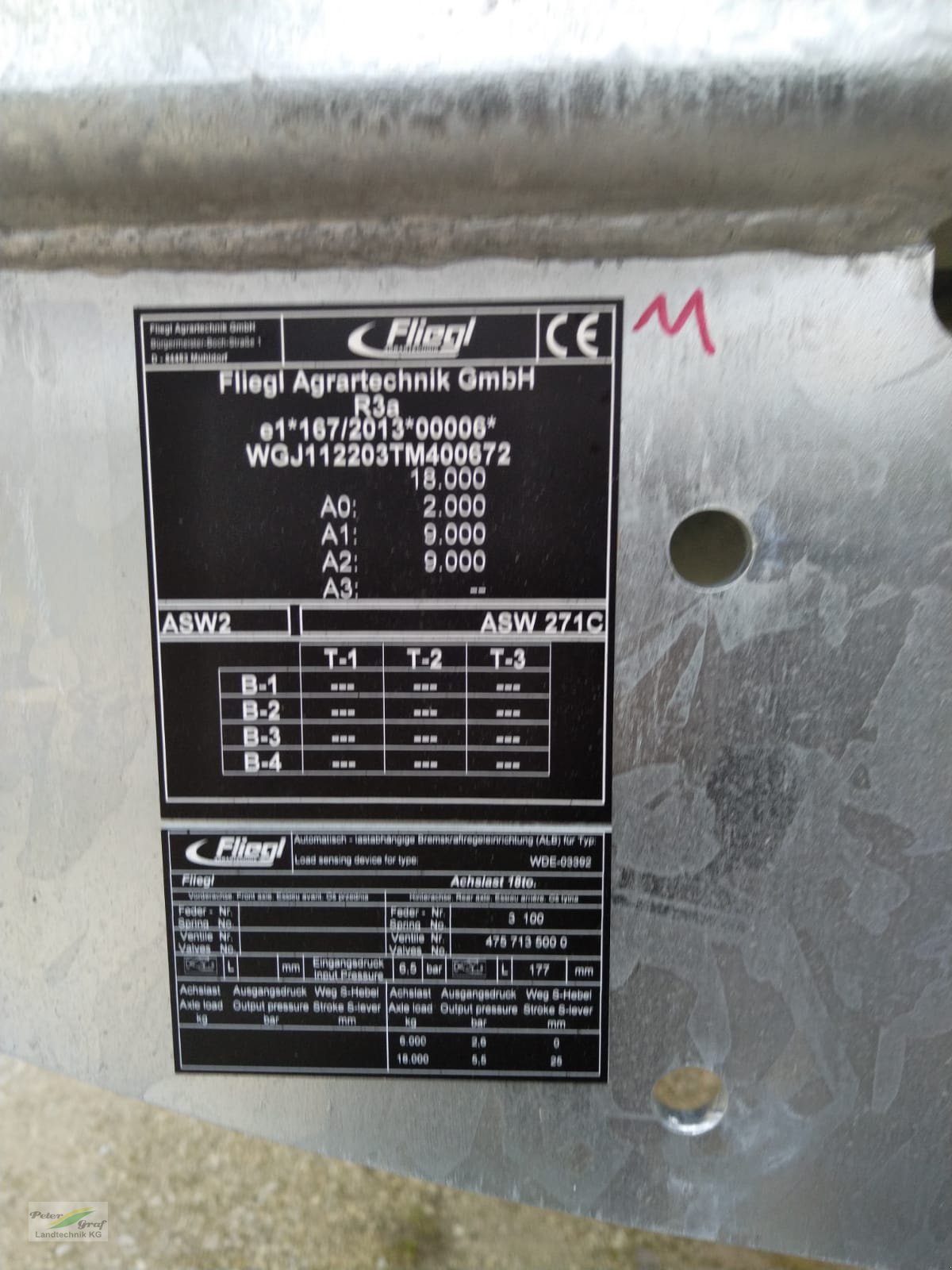 Abschiebewagen du type Fliegl ASW 271 C, Neumaschine en Pegnitz-Bronn (Photo 10)