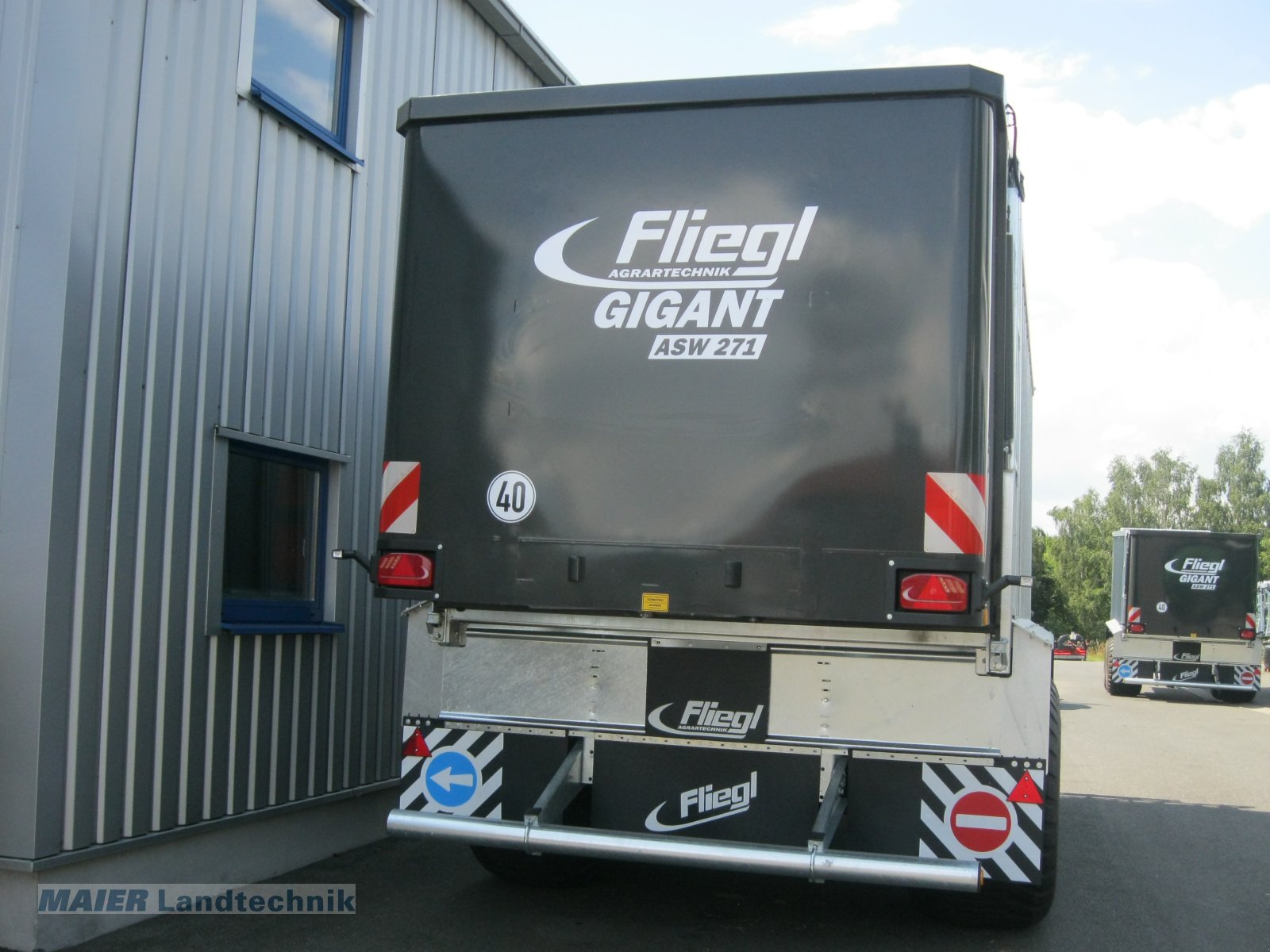 Abschiebewagen του τύπου Fliegl ASW 271 Compact FOX, Neumaschine σε Dieterskirchen (Φωτογραφία 5)