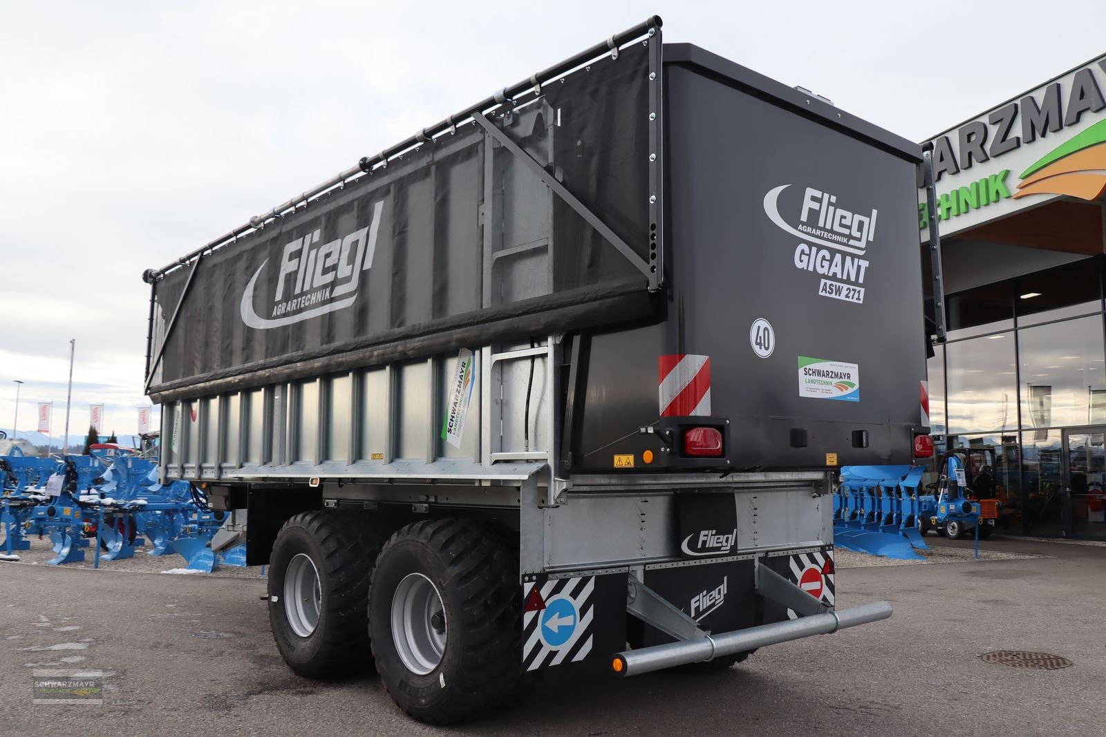 Abschiebewagen of the type Fliegl ASW 271 Compact FOX, Vorführmaschine in Gampern (Picture 7)