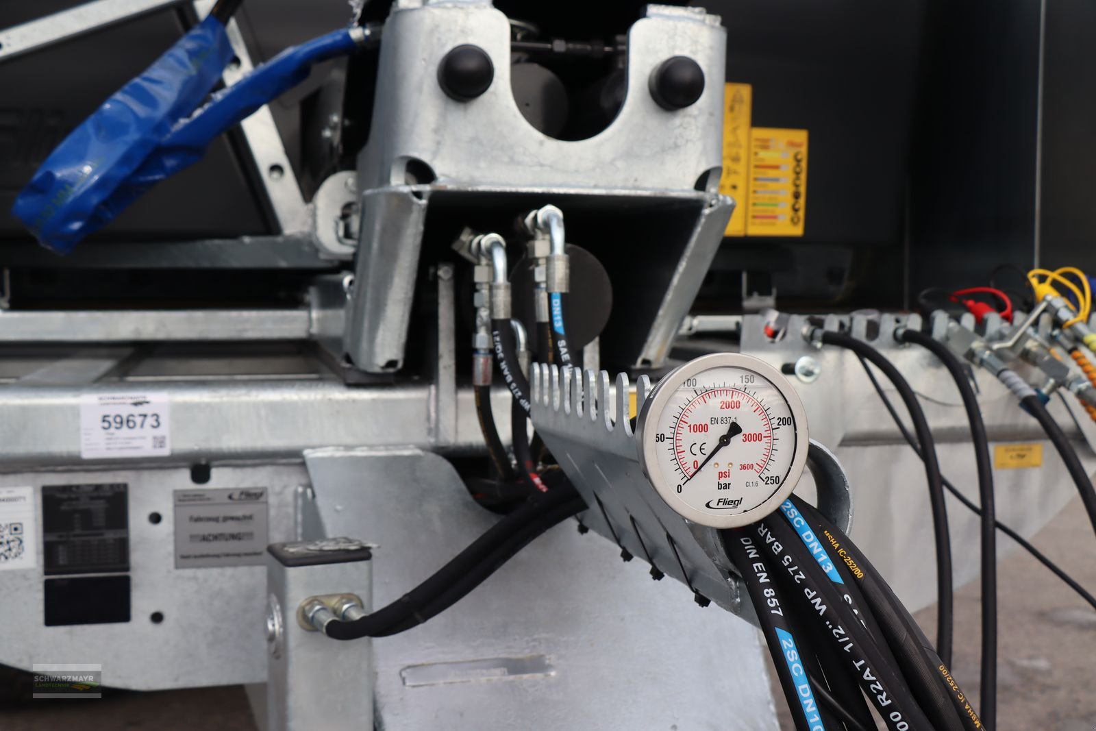 Abschiebewagen of the type Fliegl ASW 271 Compact FOX, Vorführmaschine in Gampern (Picture 12)