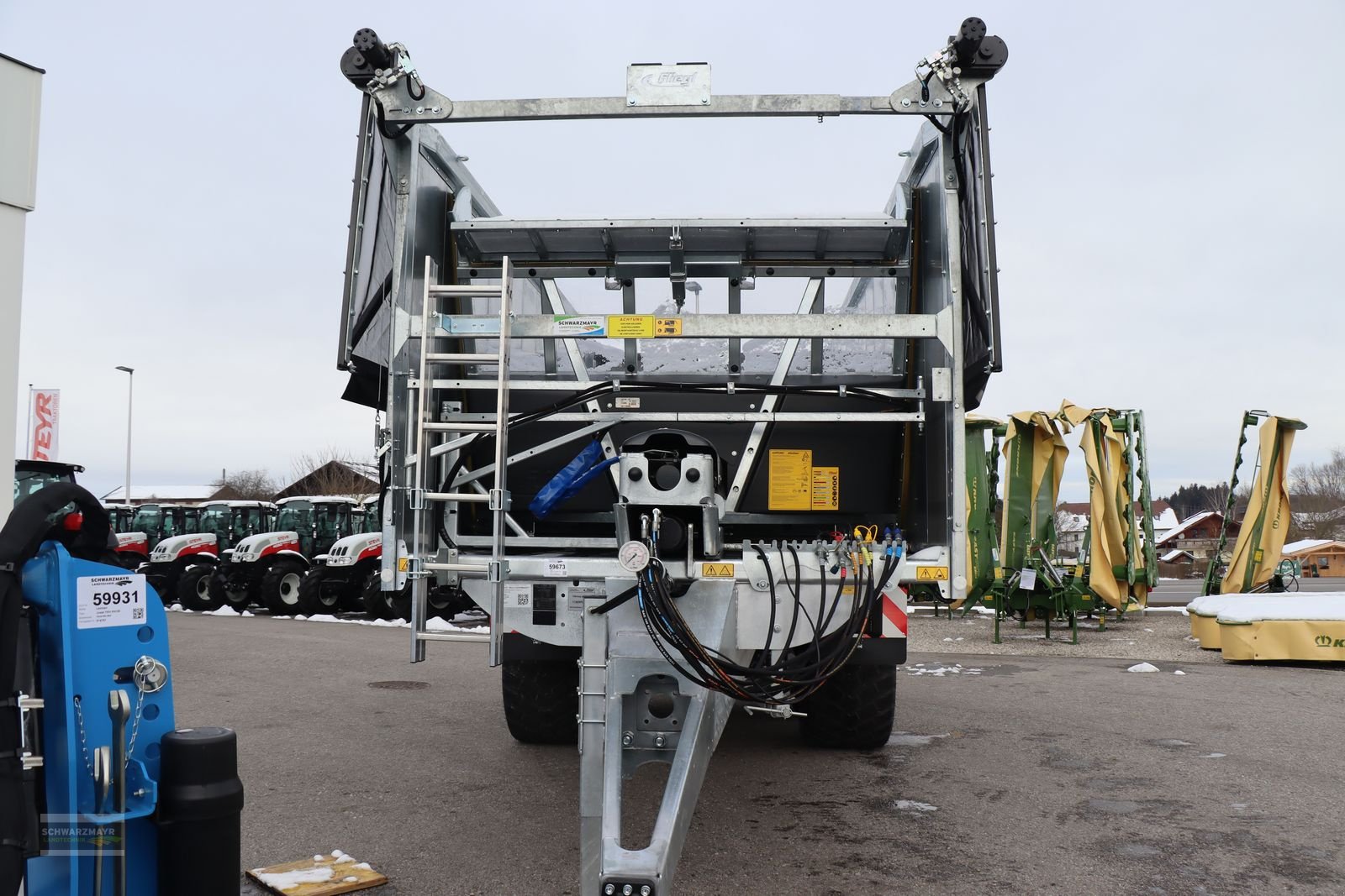 Abschiebewagen of the type Fliegl ASW 271 Compact FOX, Vorführmaschine in Gampern (Picture 8)