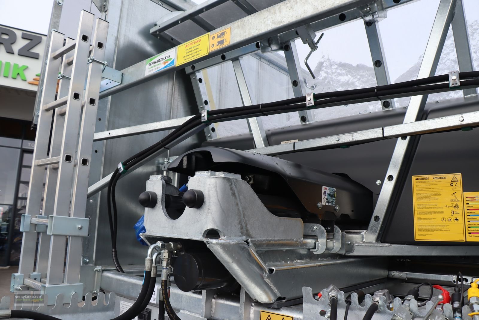 Abschiebewagen of the type Fliegl ASW 271 Compact FOX, Vorführmaschine in Gampern (Picture 11)