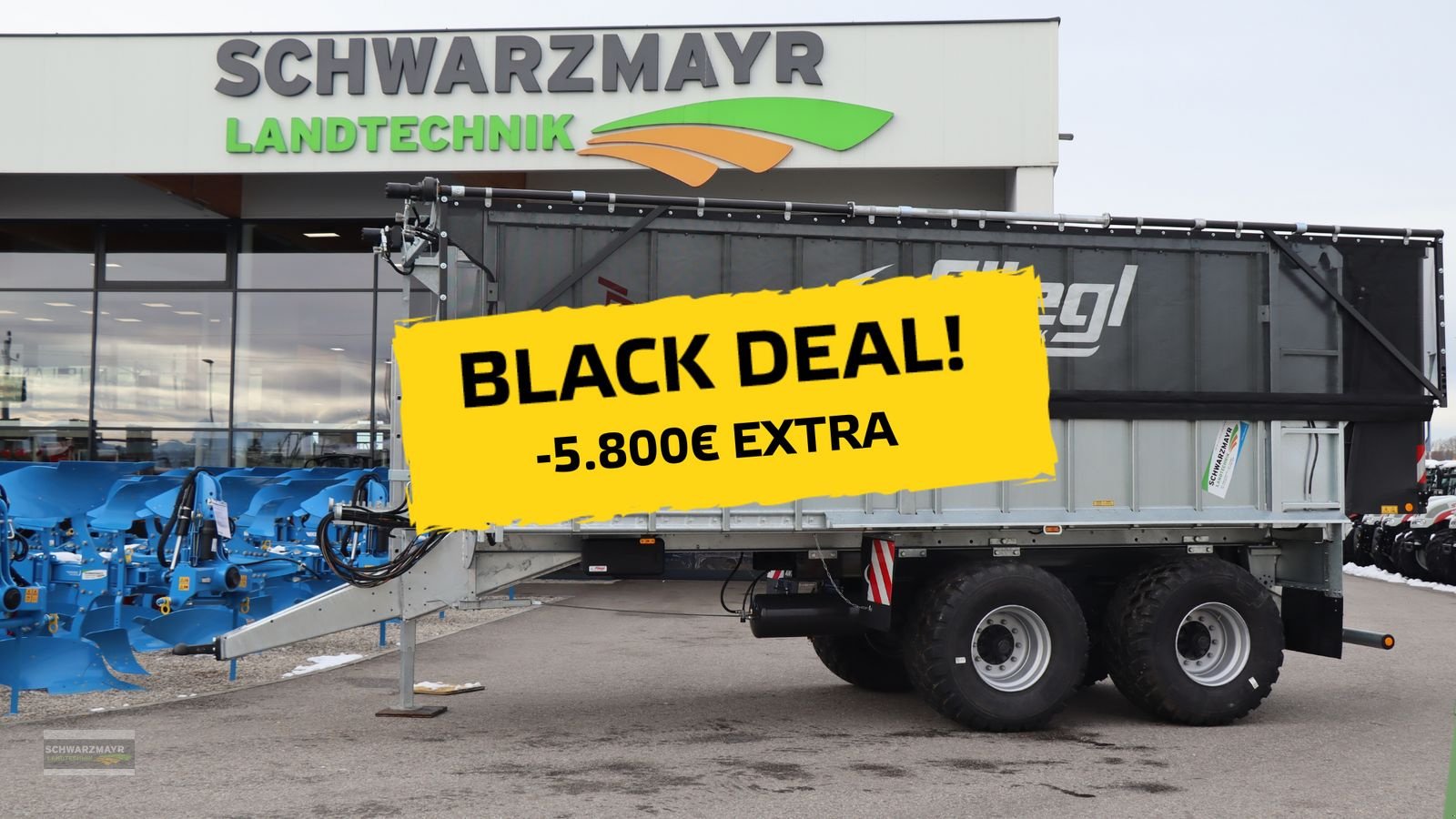 Abschiebewagen of the type Fliegl ASW 271 Compact FOX, Vorführmaschine in Gampern (Picture 2)