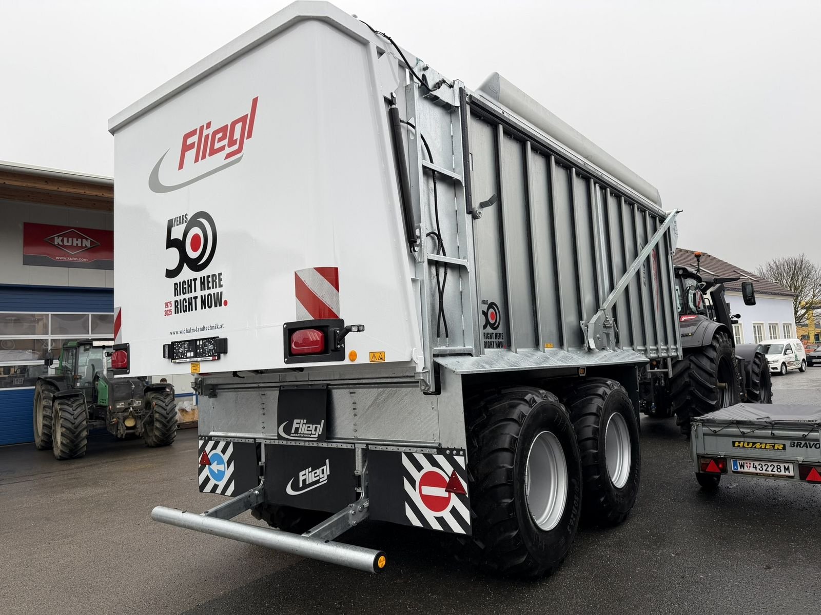 Abschiebewagen des Typs Fliegl ASW 271 COMPACT FOX, Neumaschine in Göpfritz (Bild 10)