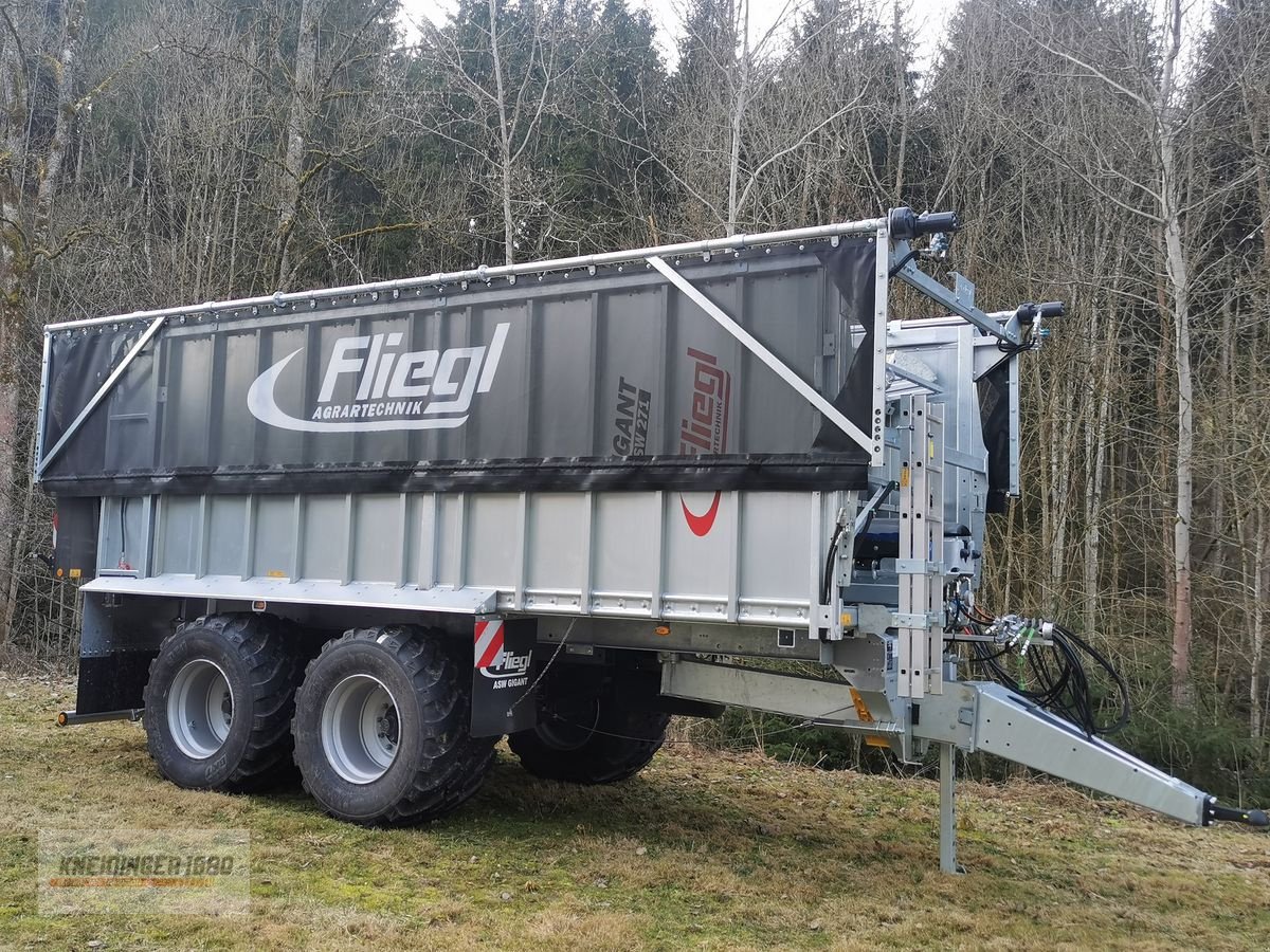 Abschiebewagen del tipo Fliegl ASW 271 Gigant, Neumaschine In Altenfelden (Immagine 1)