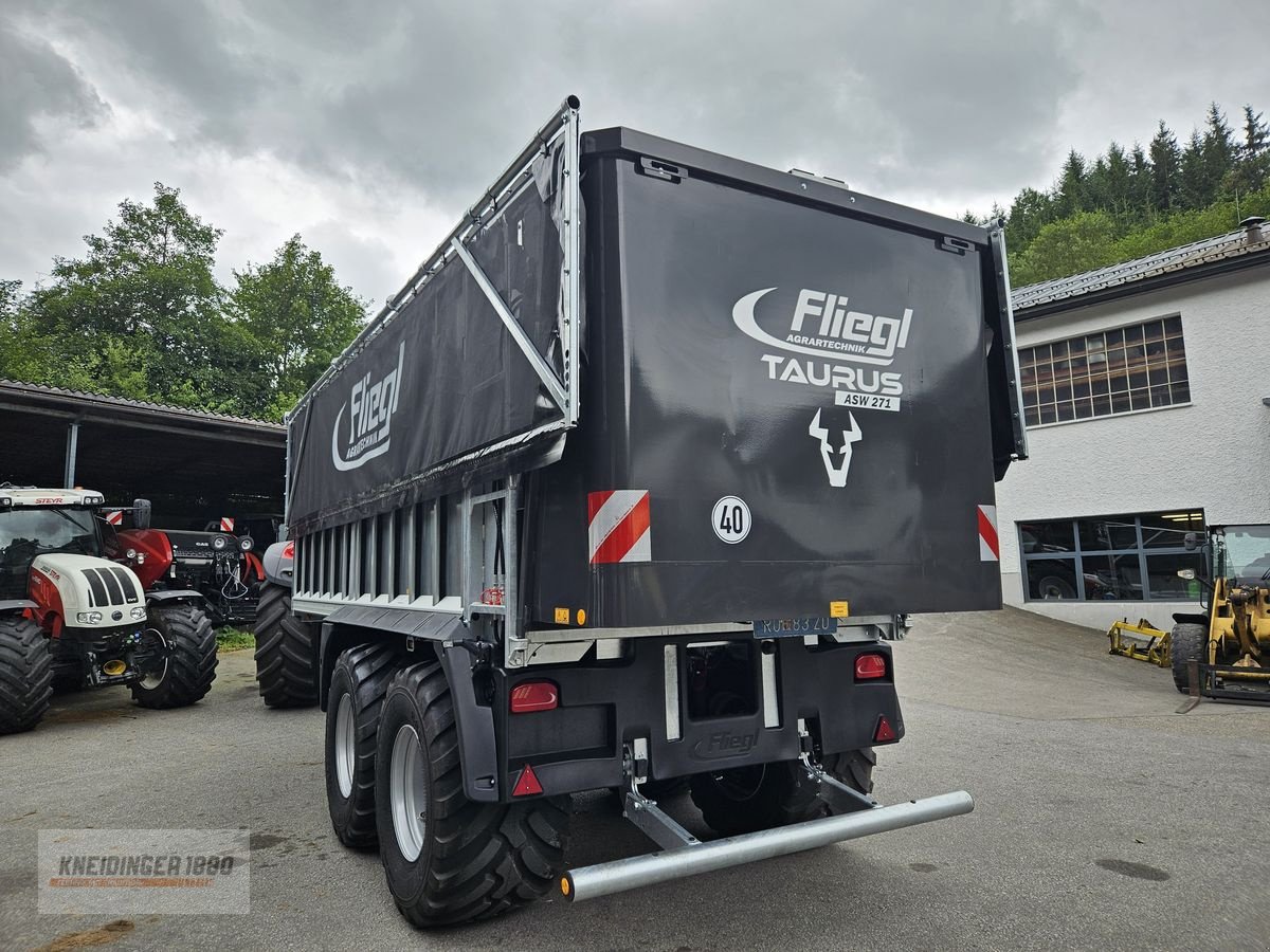 Abschiebewagen del tipo Fliegl Asw 271 Taurus, Neumaschine In Altenfelden (Immagine 9)