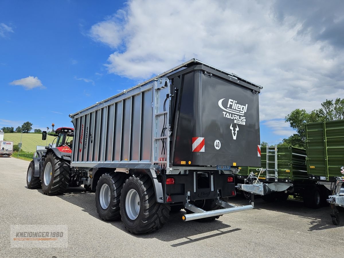 Abschiebewagen del tipo Fliegl Asw 271 Taurus, Neumaschine In Altenfelden (Immagine 5)
