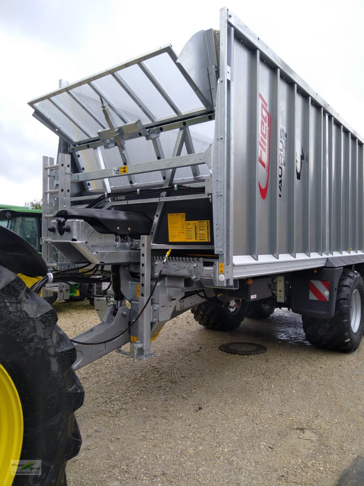 Abschiebewagen del tipo Fliegl ASW 271 Taurus, Neumaschine In Pegnitz-Bronn (Immagine 2)