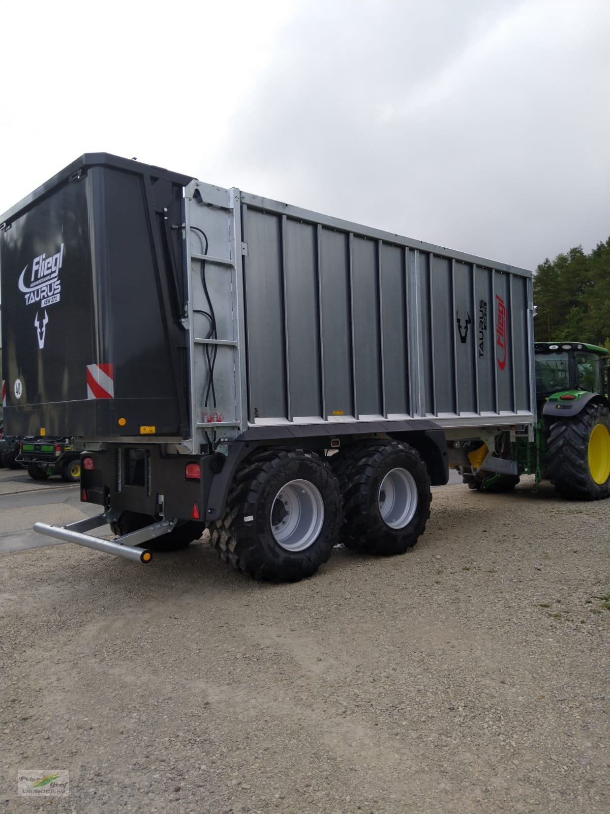 Abschiebewagen del tipo Fliegl ASW 271 Taurus, Neumaschine In Pegnitz-Bronn (Immagine 3)