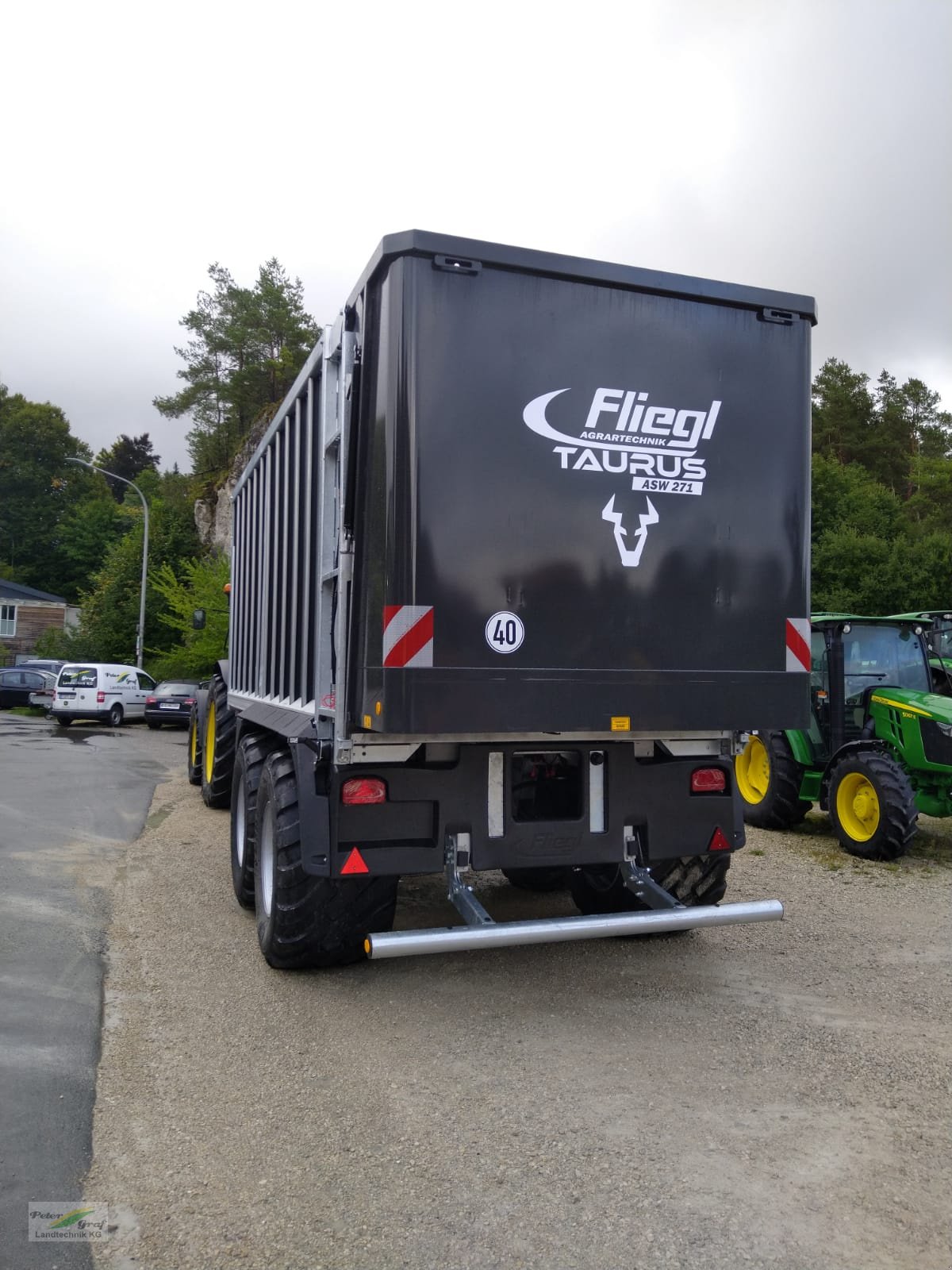 Abschiebewagen del tipo Fliegl ASW 271 Taurus, Neumaschine In Pegnitz-Bronn (Immagine 4)