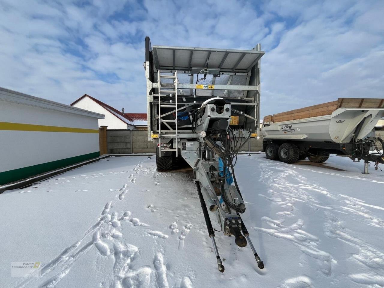 Abschiebewagen del tipo Fliegl ASW 391 Tridem, Gebrauchtmaschine en Schora (Imagen 3)