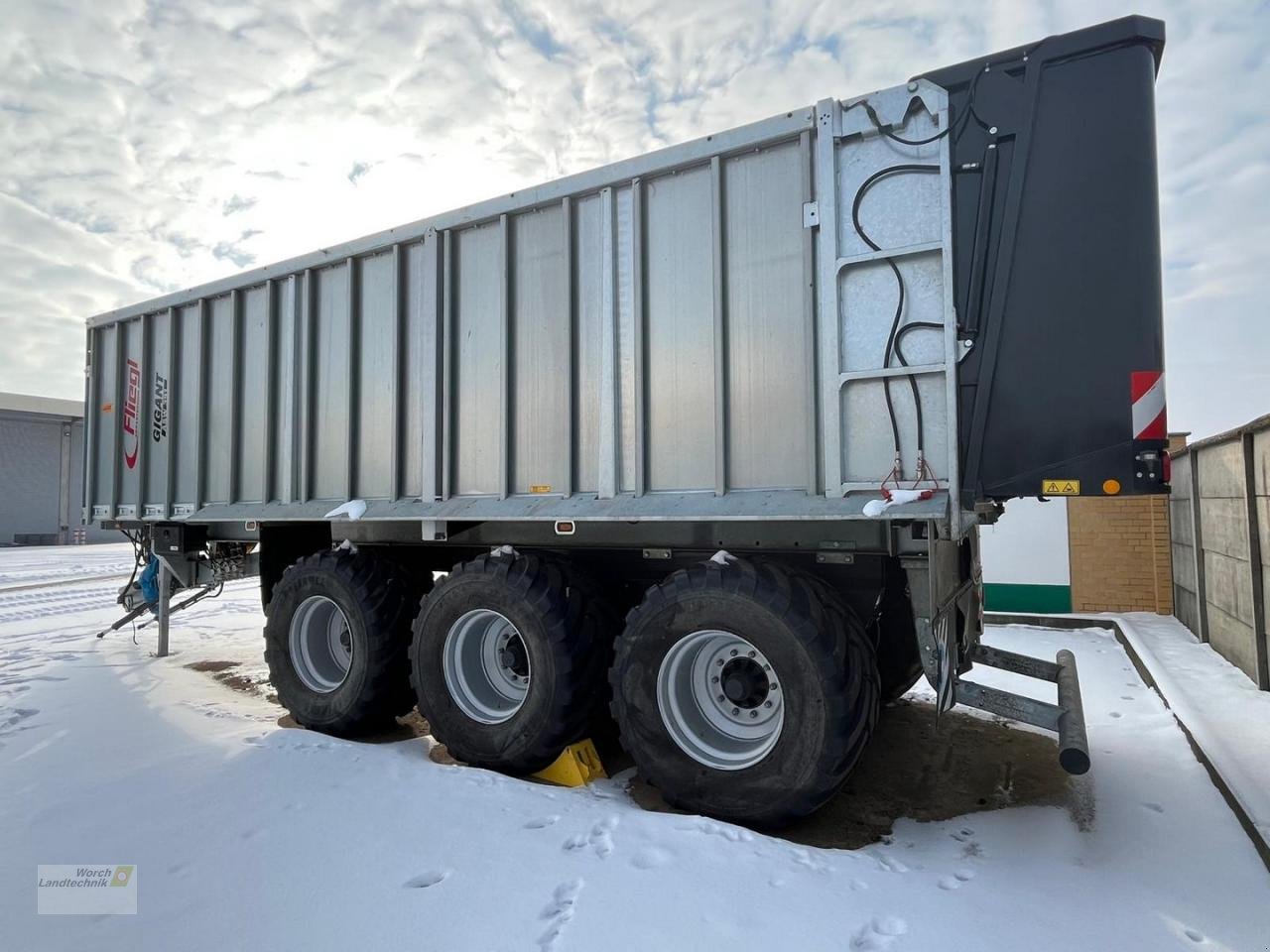 Abschiebewagen del tipo Fliegl ASW 391 Tridem, Gebrauchtmaschine en Schora (Imagen 4)