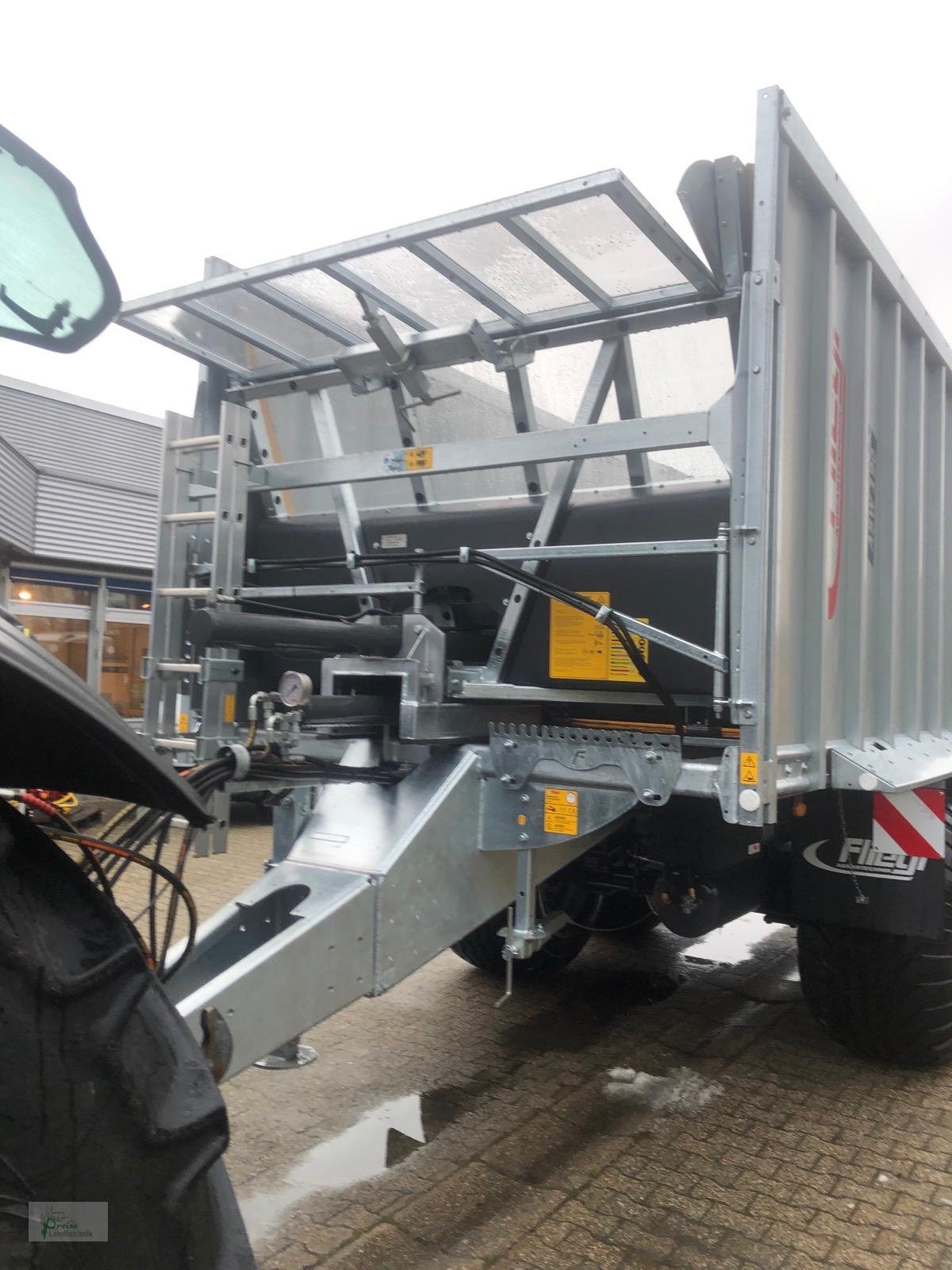 Abschiebewagen tip Fliegl ASW190 mit K80 und Nachlauflenkachse, Neumaschine in Bad Kötzting (Poză 3)