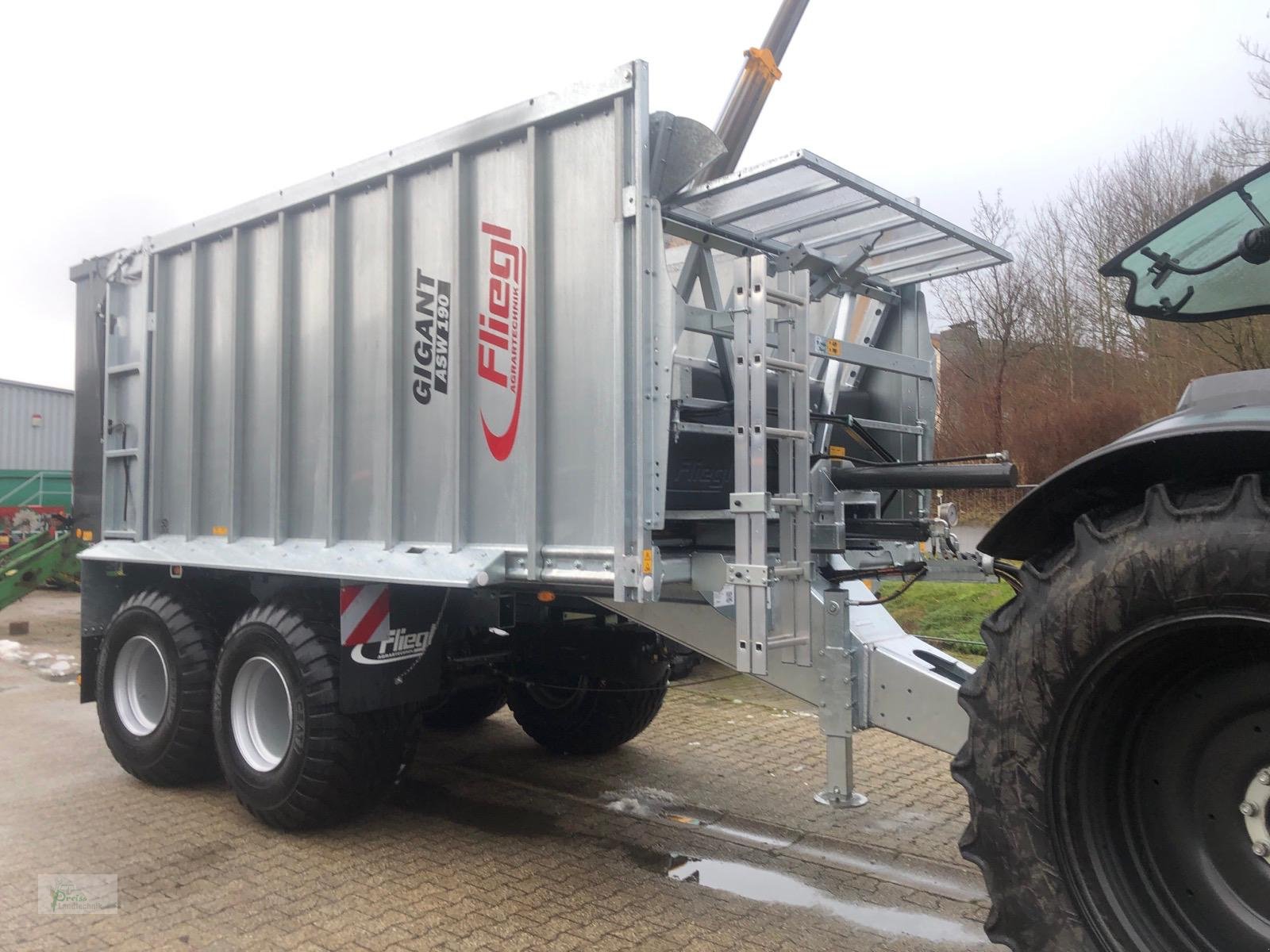 Abschiebewagen tip Fliegl ASW190 mit K80 und Nachlauflenkachse, Neumaschine in Bad Kötzting (Poză 7)