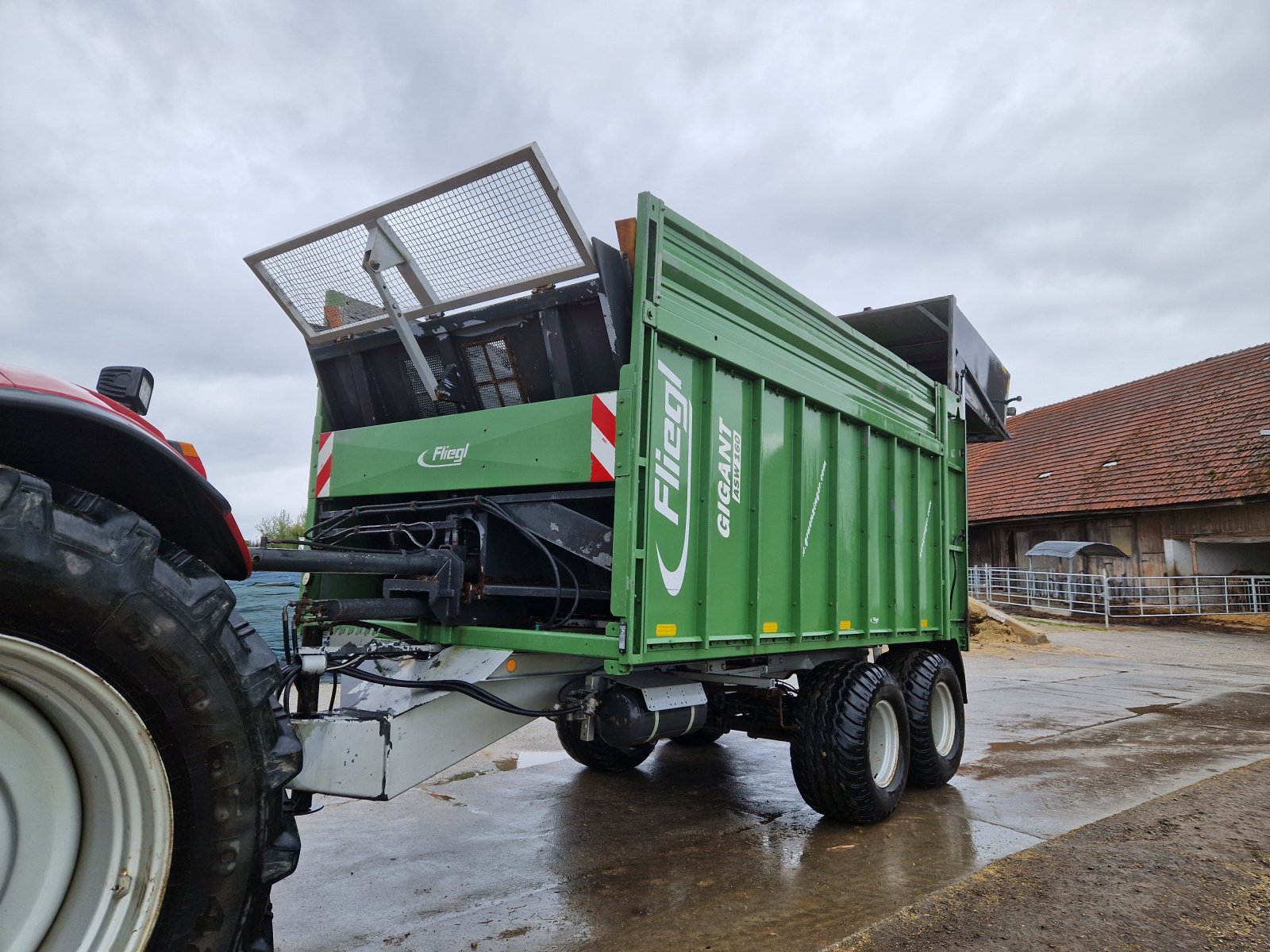Abschiebewagen del tipo Fliegl Gigant ASW 140, Gebrauchtmaschine In Esternberg (Immagine 1)