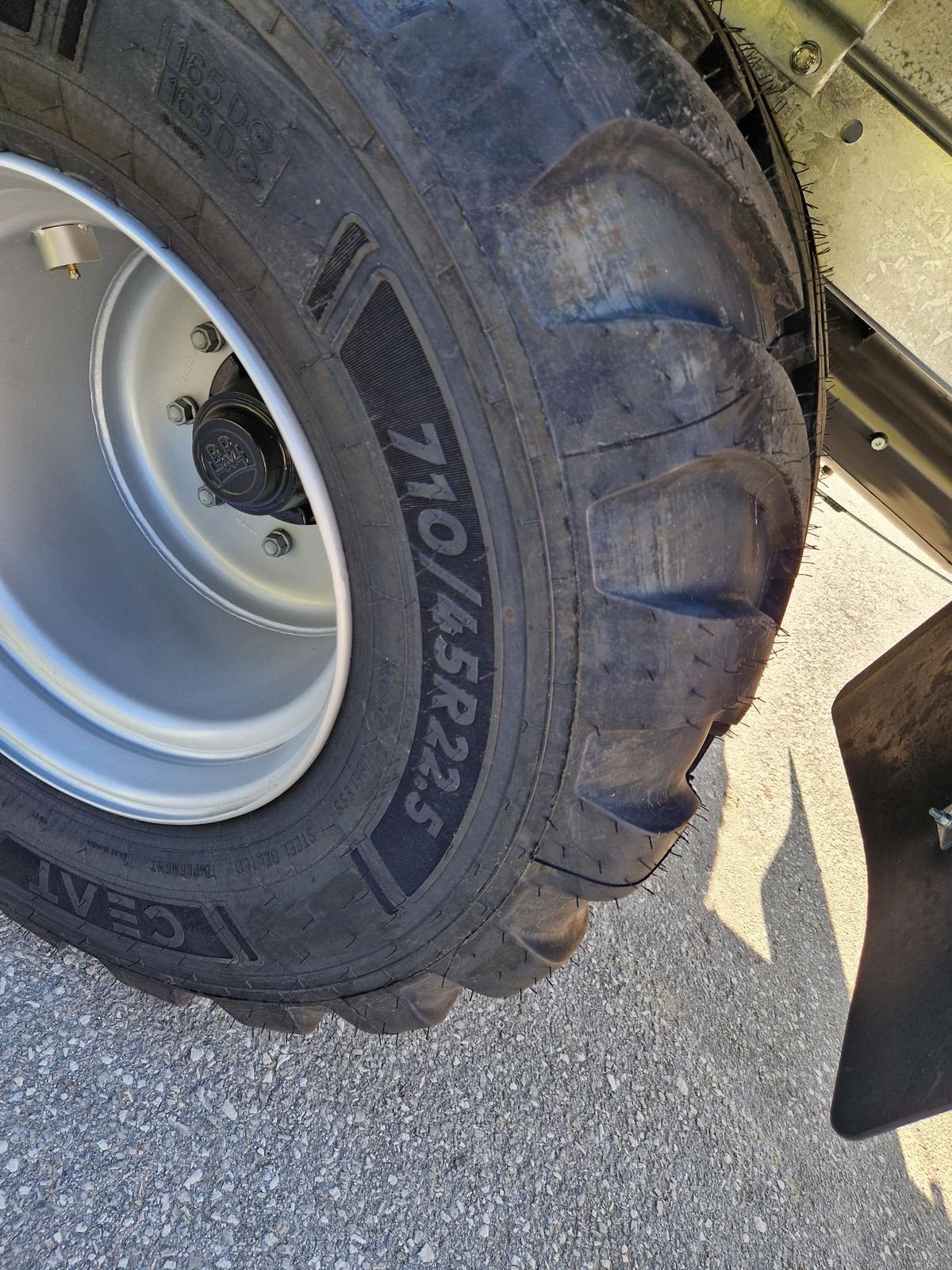 Abschiebewagen του τύπου Fliegl Gigant ASW 190 Compact FOX Tandem, Neumaschine σε Grünbach (Φωτογραφία 9)