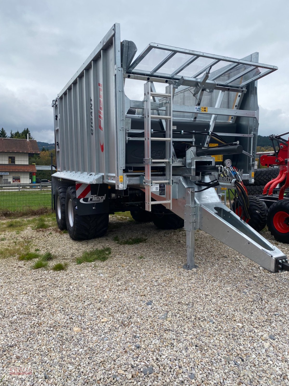 Abschiebewagen tip Fliegl Gigant ASW 190 Compact, Neumaschine in Geiersthal (Poză 2)