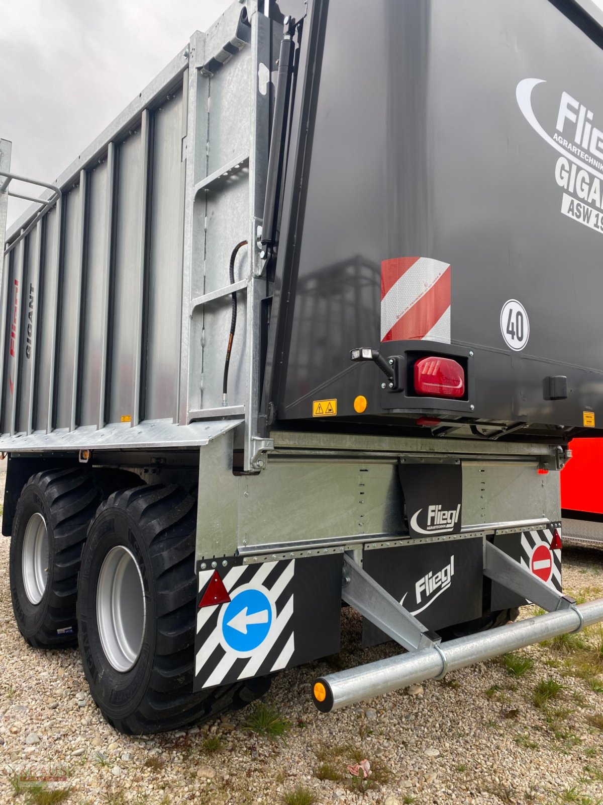 Abschiebewagen tip Fliegl Gigant ASW 190 Compact, Neumaschine in Geiersthal (Poză 4)