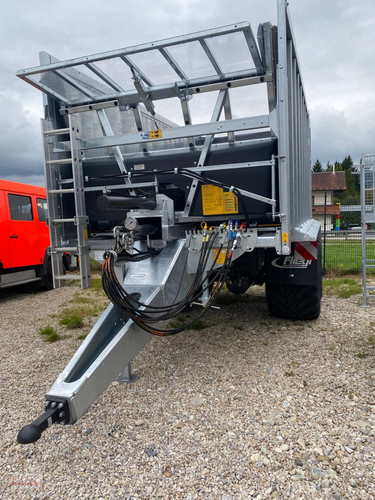 Abschiebewagen tip Fliegl Gigant ASW 190 Compact, Neumaschine in Geiersthal (Poză 5)