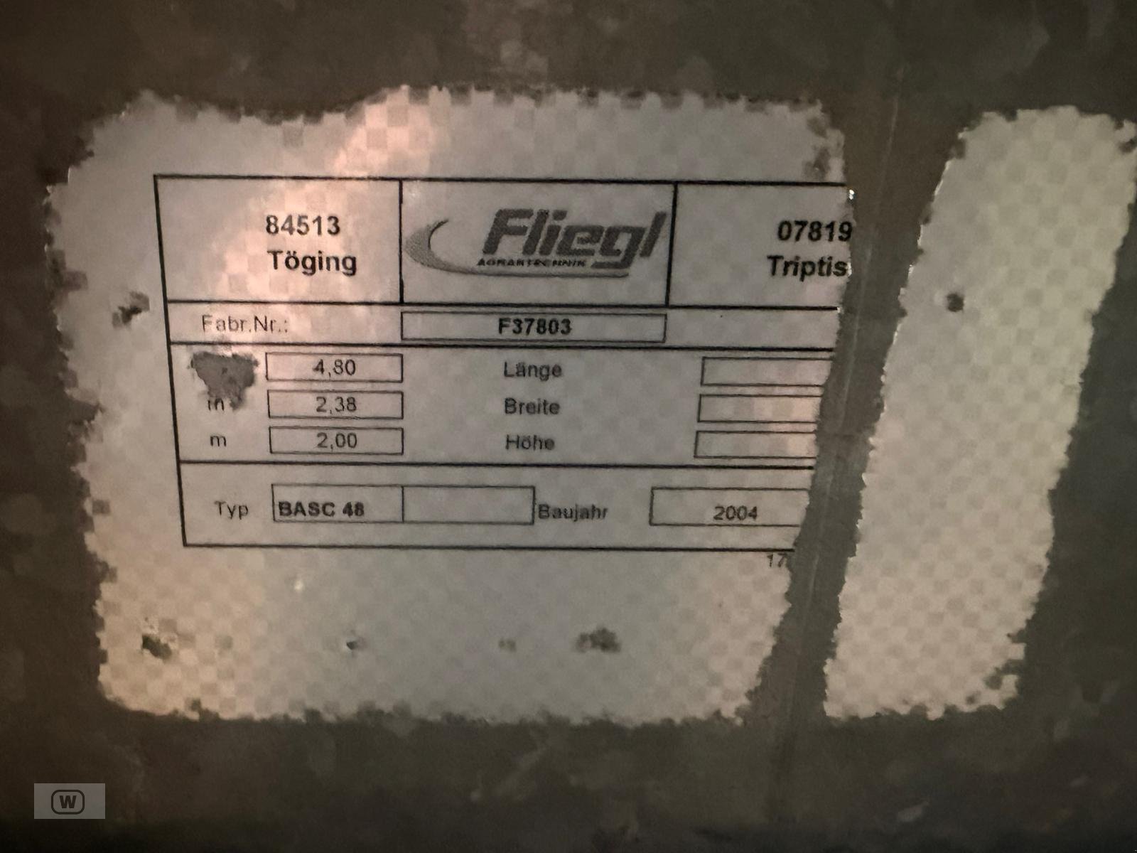 Abschiebewagen des Typs Fliegl Gigant ASW 253, Gebrauchtmaschine in Zell an der Pram (Bild 9)