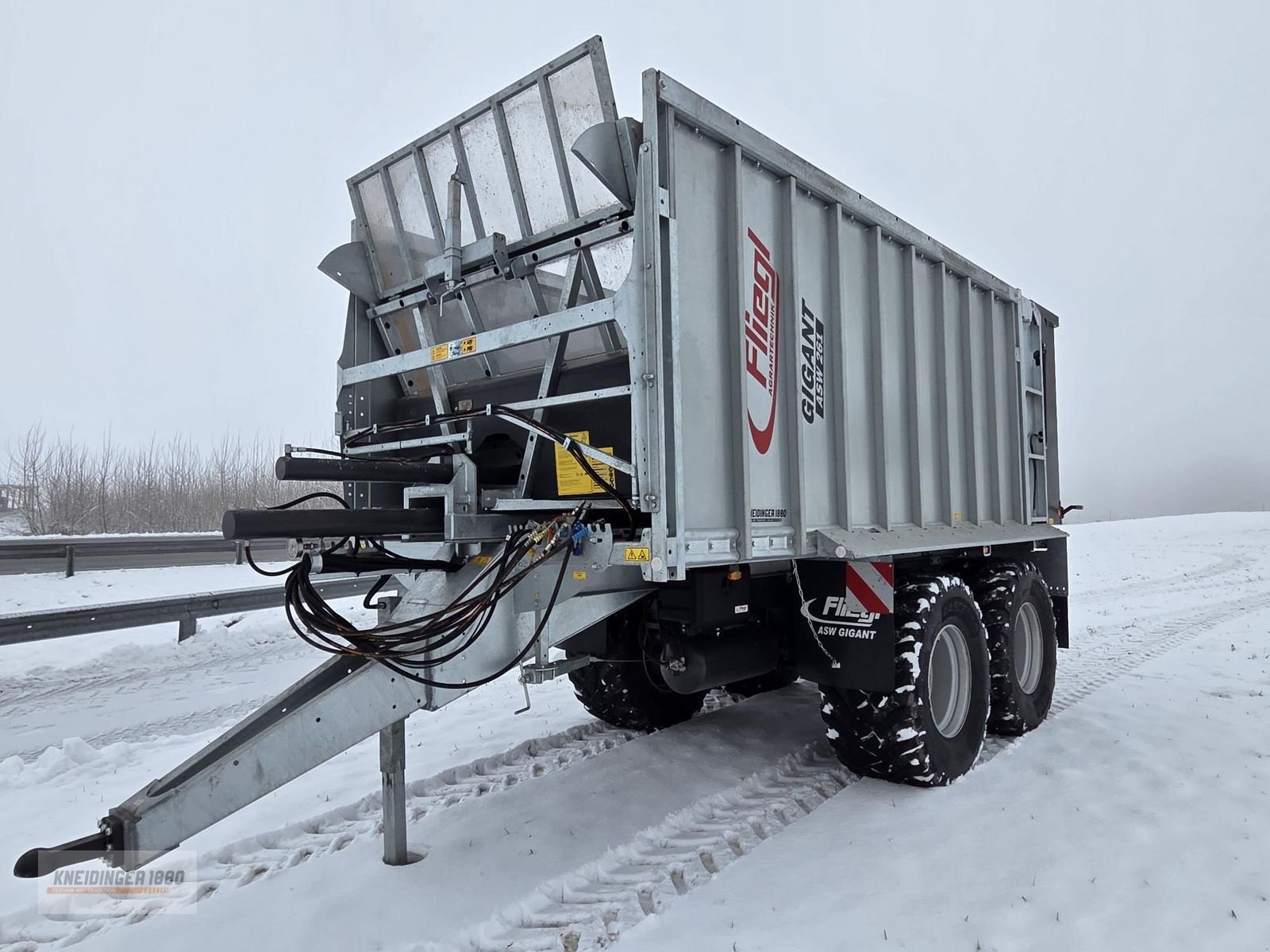 Abschiebewagen типа Fliegl Gigant ASW 261 Compact FOX Tandem, Gebrauchtmaschine в Altenfelden (Фотография 5)