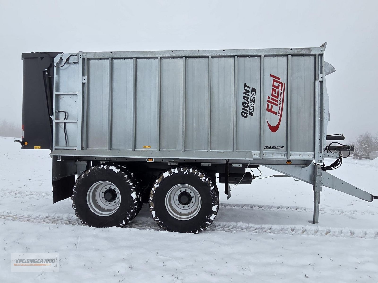 Abschiebewagen типа Fliegl Gigant ASW 261 Compact FOX Tandem, Gebrauchtmaschine в Altenfelden (Фотография 2)