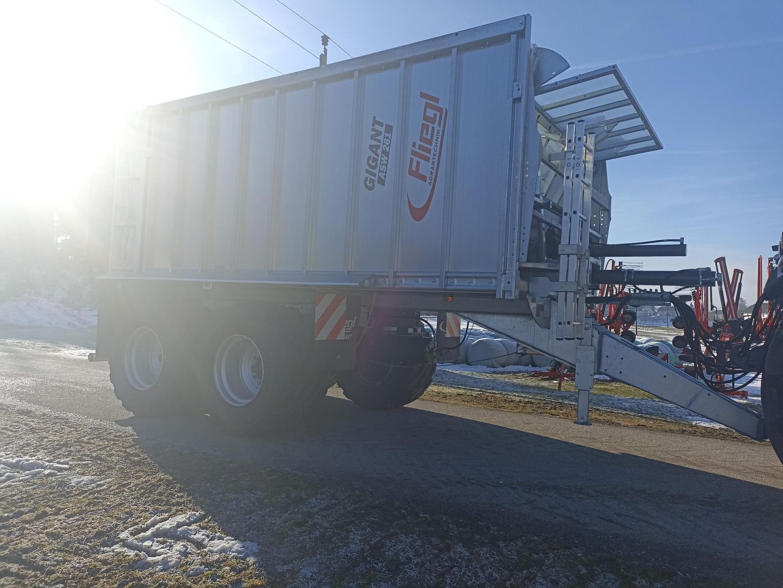 Abschiebewagen typu Fliegl GIGANT ASW 261 Vollausstattung, Neumaschine v Grünbach (Obrázek 8)