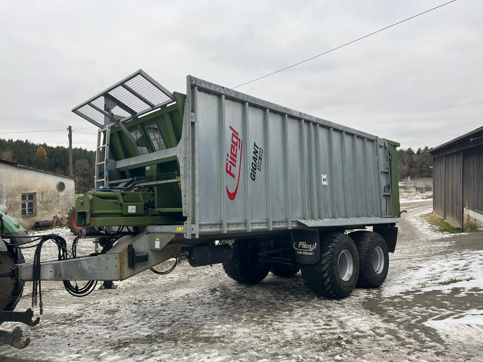 Abschiebewagen typu Fliegl Gigant ASW 268, Gebrauchtmaschine w Bayreuth (Zdjęcie 2)