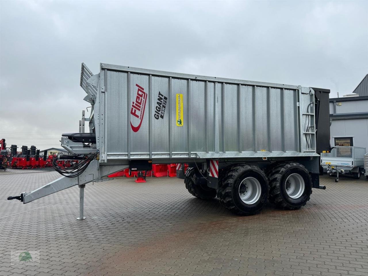 Abschiebewagen typu Fliegl Gigant ASW 271 Compact Fox Tandem, Neumaschine v Teichröda (Obrázok 1)