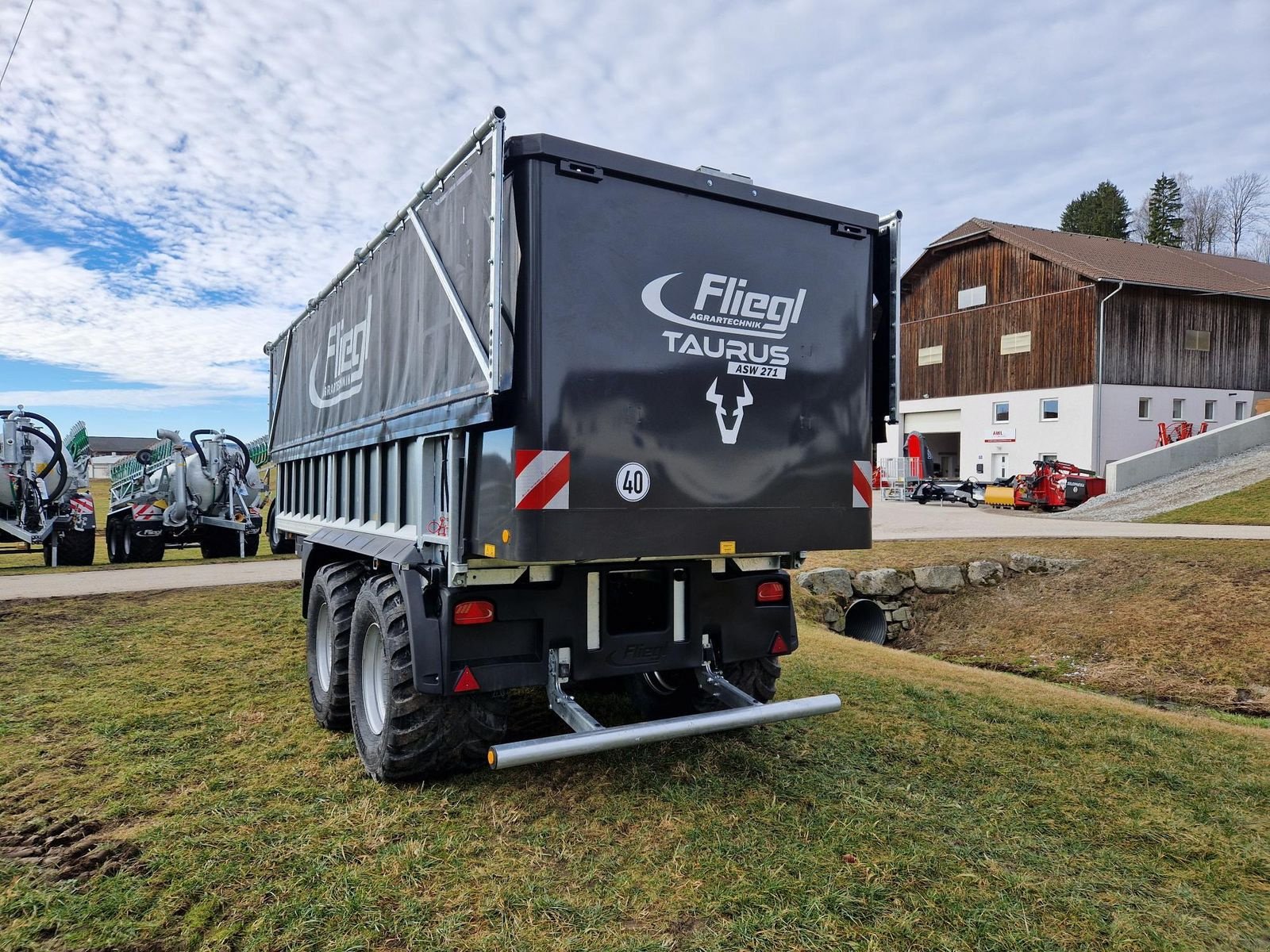 Abschiebewagen типа Fliegl Gigant ASW 271 TAURUS FOX Tandem, Gebrauchtmaschine в Grünbach (Фотография 3)