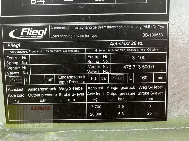 Abschiebewagen del tipo Fliegl Gigant ASW 281 FOX REDUZIERT!, Neumaschine en Bad Abbach (Imagen 22)