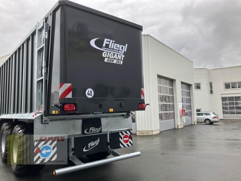 Abschiebewagen tipa Fliegl GIGANT ASW 281 FOX TANDEM, Neumaschine u Hof (Slika 7)