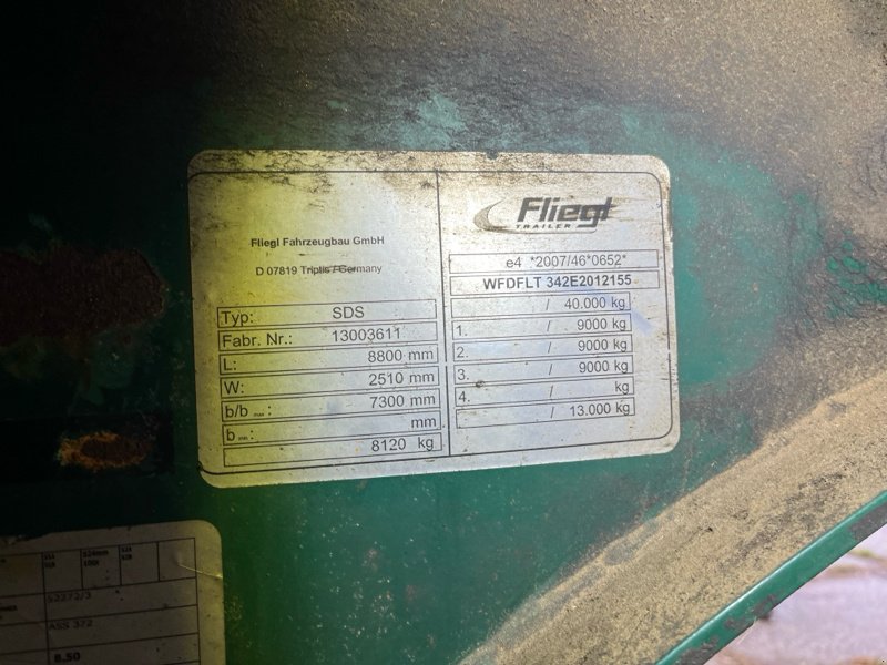 Abschiebewagen des Typs Fliegl SDS, Gebrauchtmaschine in Ebersbach (Bild 12)