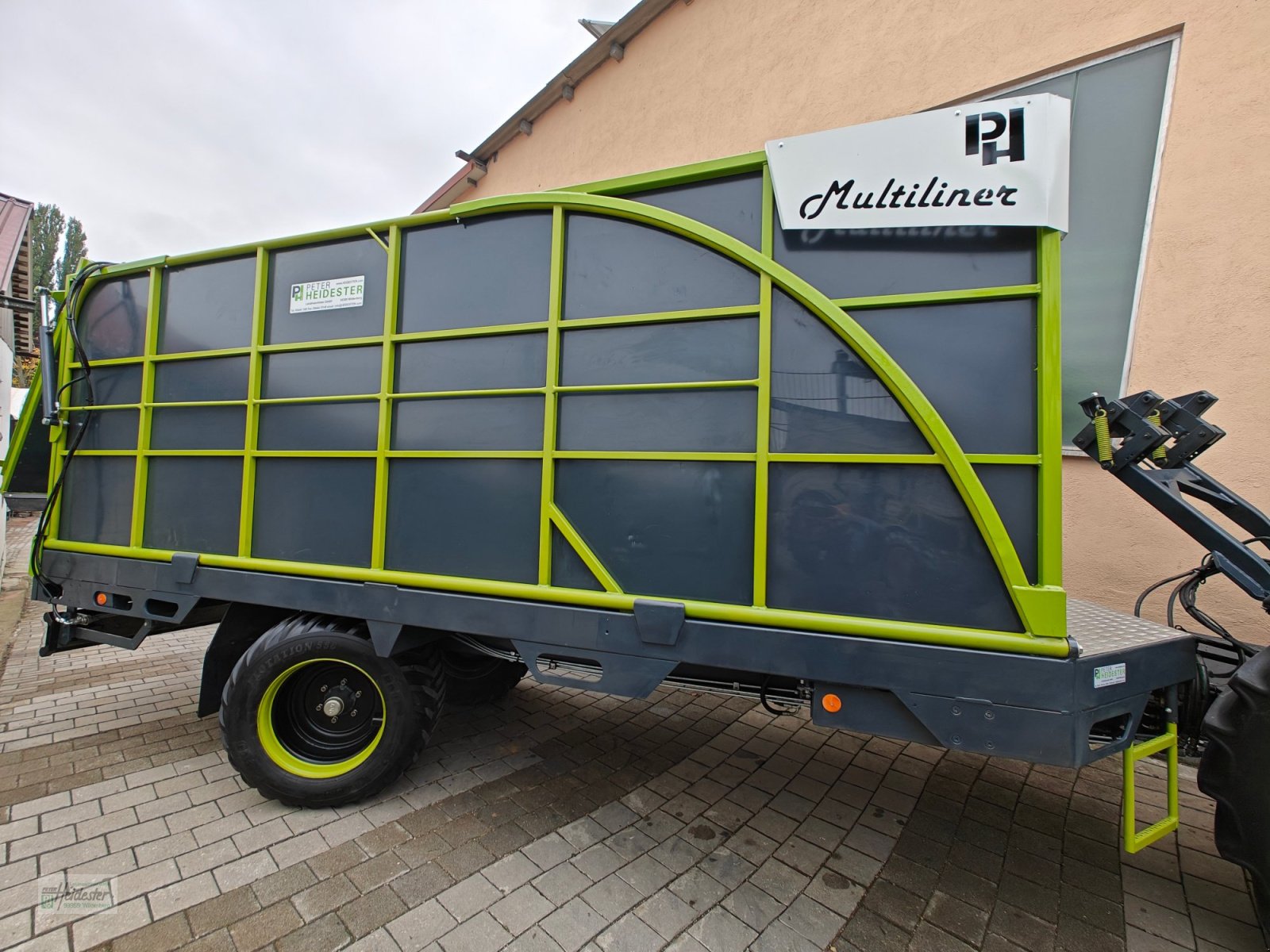 Abschiebewagen typu Heidester Abschiebewagen Hackschnitzel Ladewagen Abreißgerät Hopfen, Neumaschine v Wildenberg (Obrázek 2)