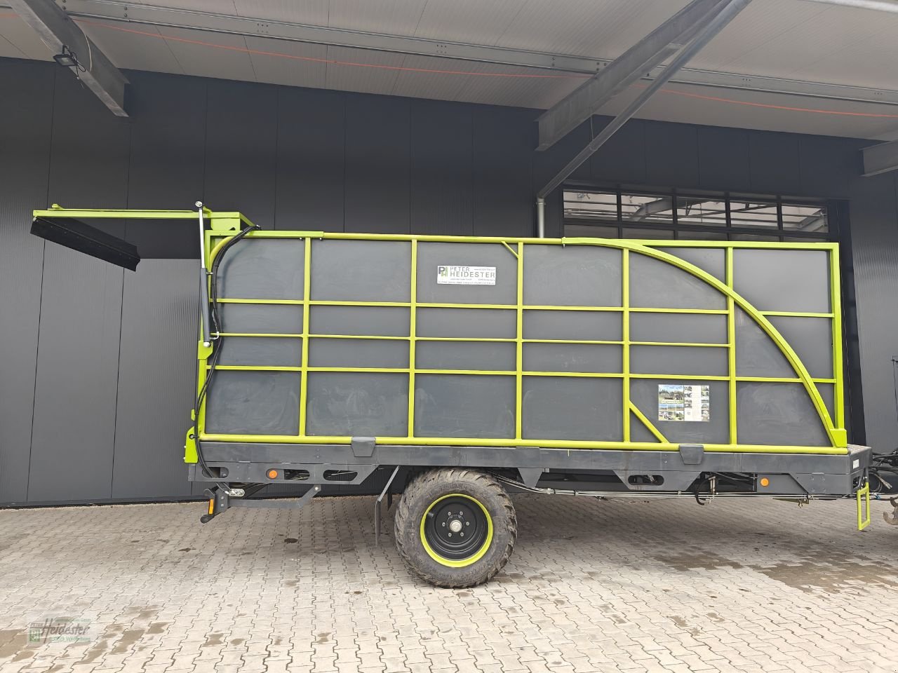 Abschiebewagen typu Heidester Abschiebewagen Hackschnitzel Ladewagen Abreißgerät Hopfen, Neumaschine v Wildenberg (Obrázek 3)