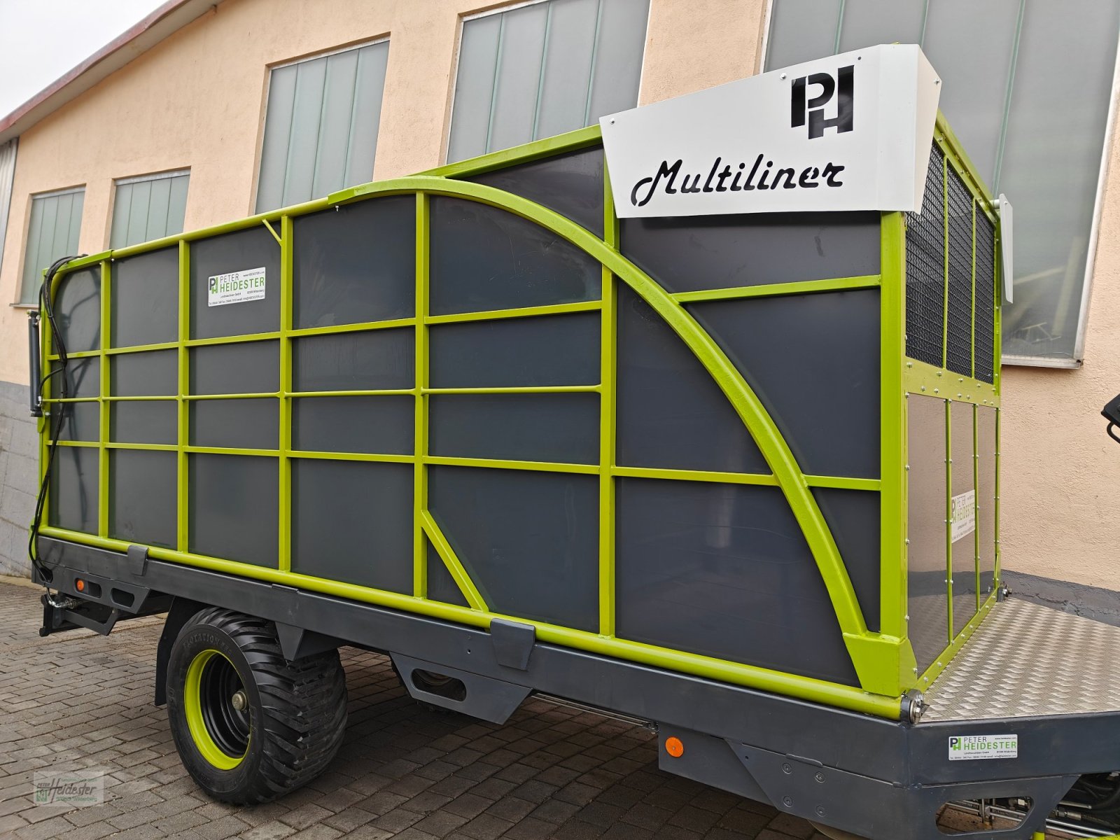 Abschiebewagen typu Heidester Abschiebewagen Hackschnitzel Ladewagen Abreißgerät Hopfen, Neumaschine v Wildenberg (Obrázek 4)