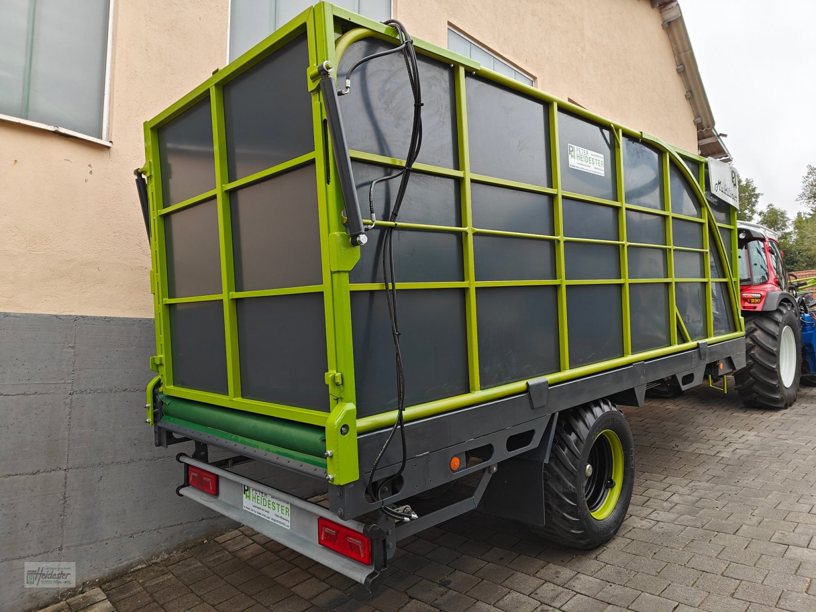 Abschiebewagen typu Heidester Abschiebewagen Hackschnitzel Ladewagen Abreißgerät Hopfen, Neumaschine v Wildenberg (Obrázek 5)