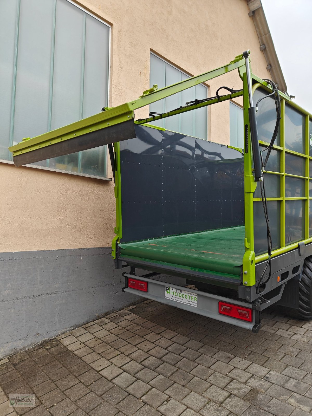 Abschiebewagen typu Heidester Abschiebewagen Hackschnitzel Ladewagen Abreißgerät Hopfen, Neumaschine v Wildenberg (Obrázek 8)