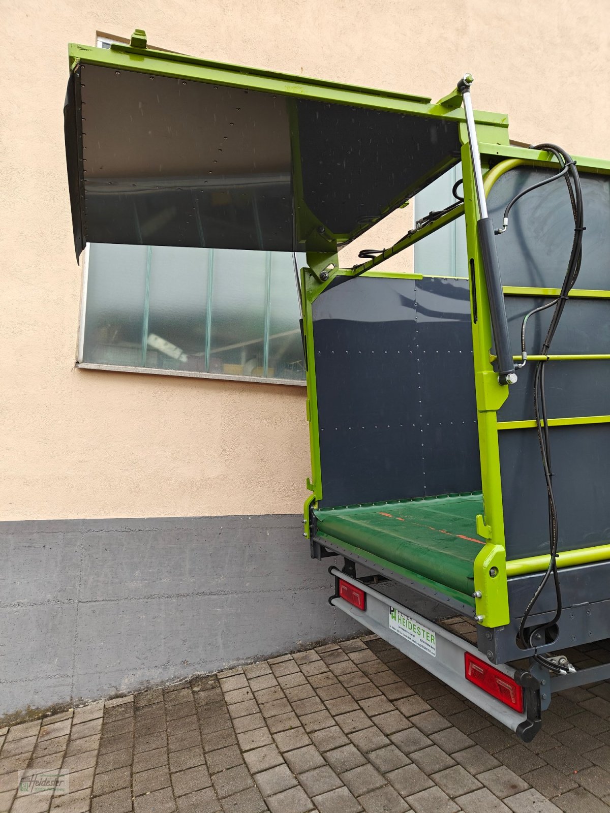 Abschiebewagen typu Heidester Abschiebewagen Hackschnitzel Ladewagen Abreißgerät Hopfen, Neumaschine v Wildenberg (Obrázek 9)