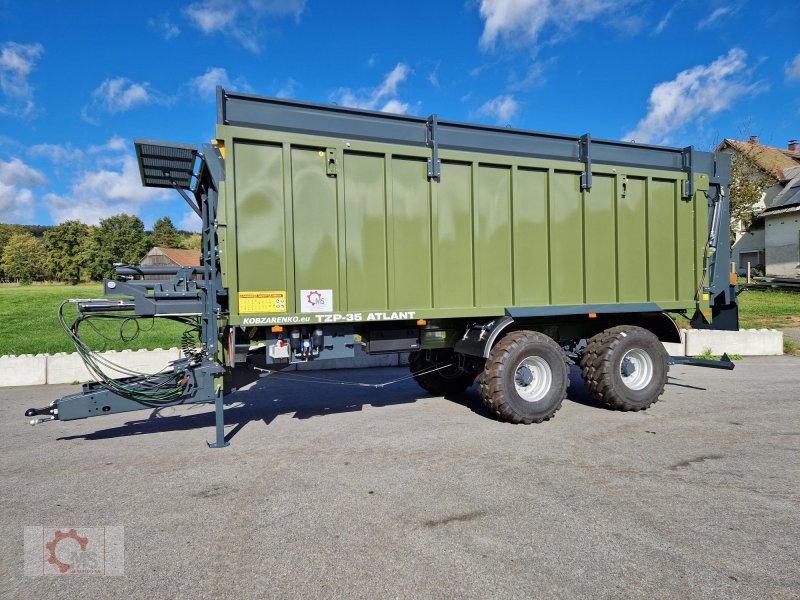 Abschiebewagen типа Kobzarenko TZP-35 24t 45m³ Zwangslenkung Deichselfederung, Neumaschine в Tiefenbach (Фотография 1)