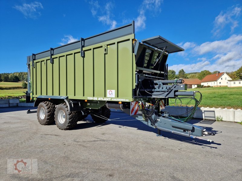 Abschiebewagen a típus Kobzarenko TZP-35 24t 45m³ Zwangslenkung Deichselfederung, Neumaschine ekkor: Tiefenbach