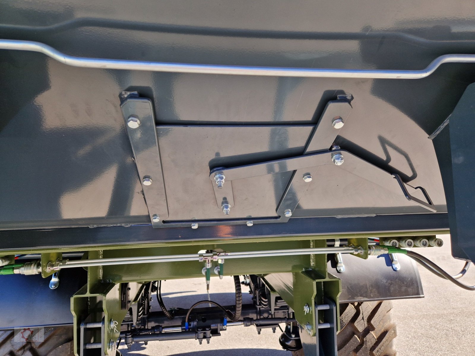 Abschiebewagen del tipo Kobzarenko TZP-35 24t 45m³ Zwangslenkung Deichselfederung, Neumaschine en Tiefenbach (Imagen 8)