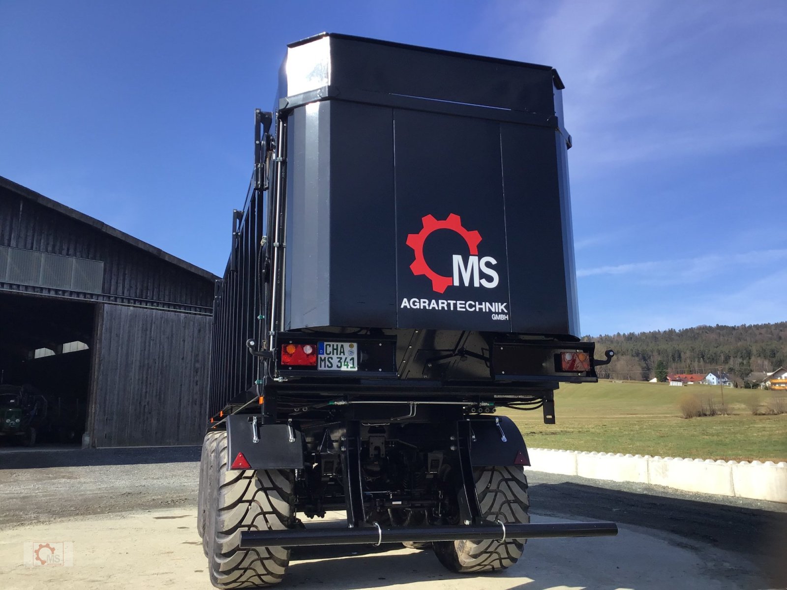 Abschiebewagen of the type Kobzarenko TZP-39 55m³ Deichselfederung Lenkachse, Neumaschine in Tiefenbach (Picture 30)