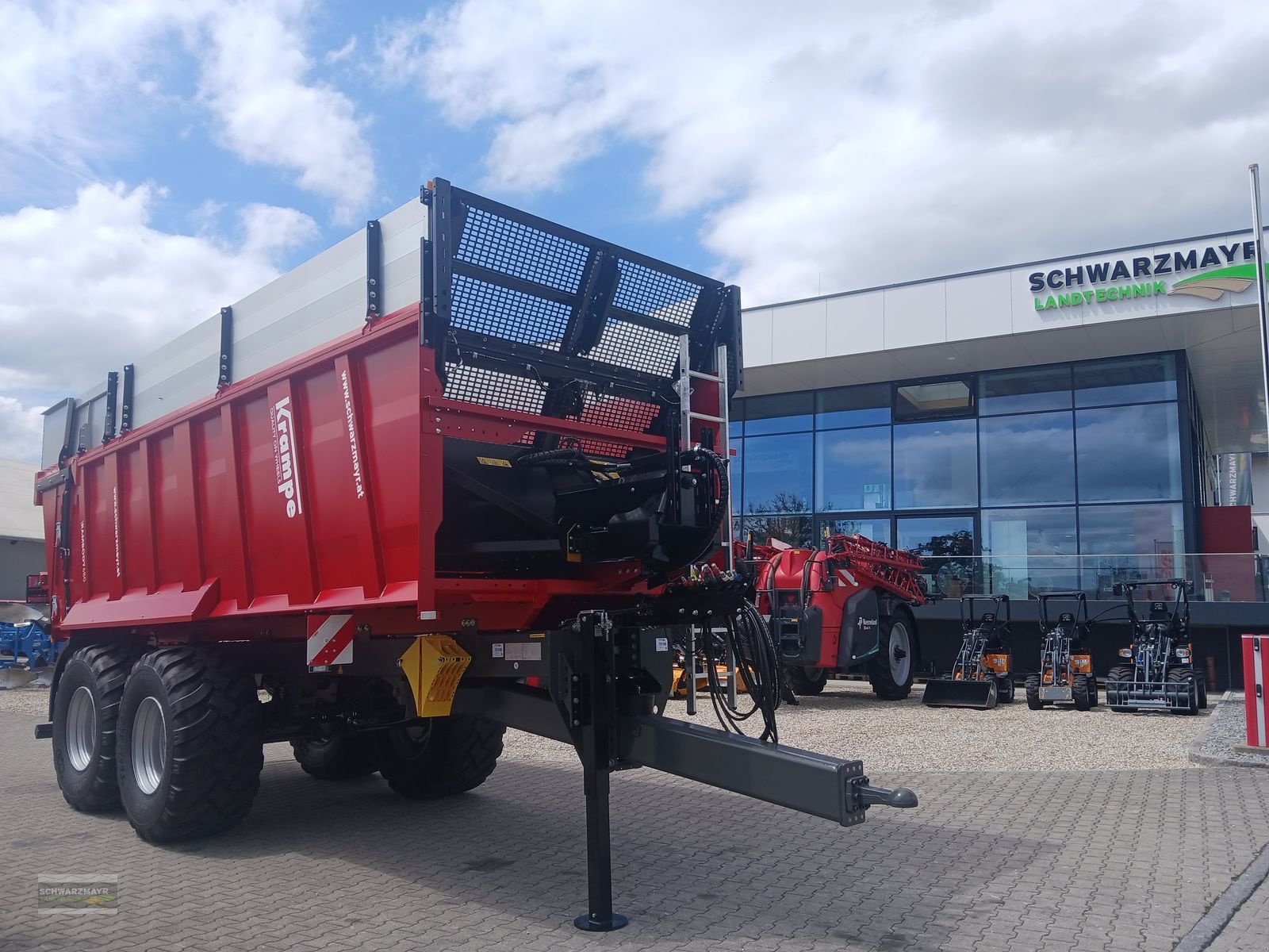 Abschiebewagen of the type Krampe AS 680 RAMBODY, Neumaschine in Aurolzmünster (Picture 1)