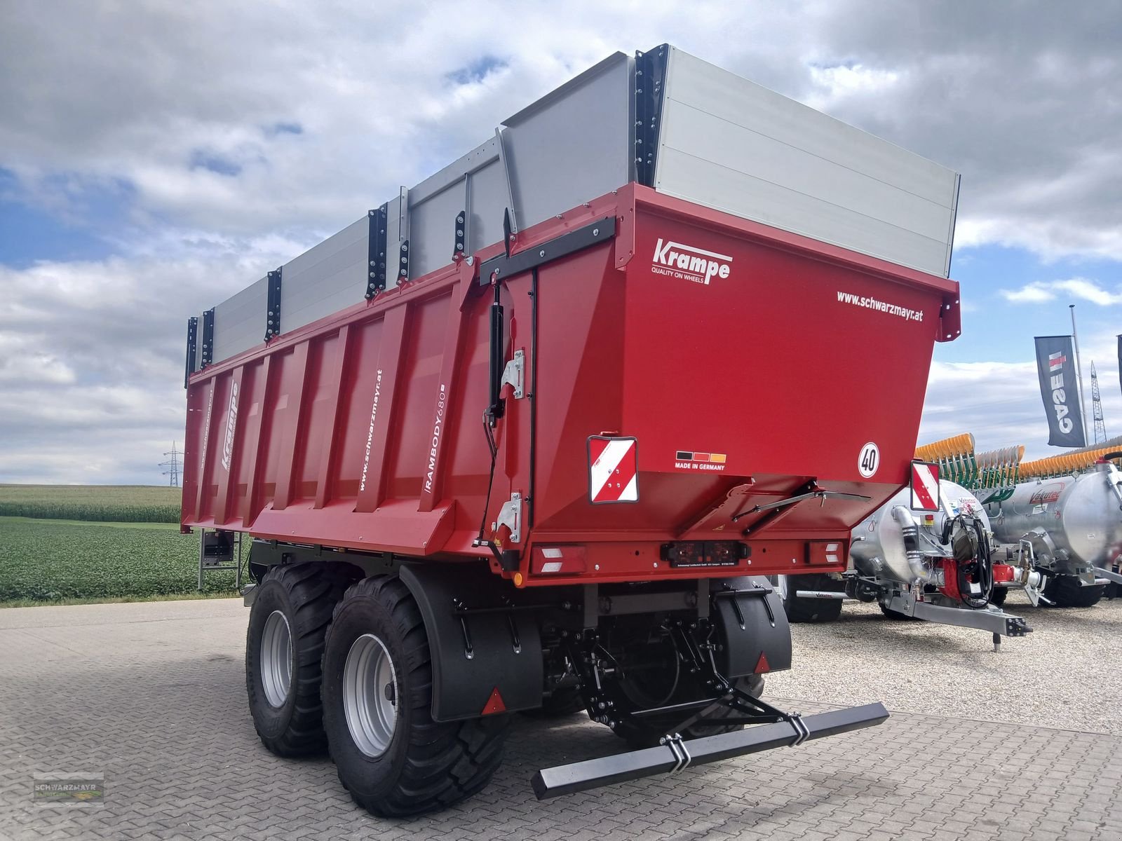 Abschiebewagen of the type Krampe AS 680 RAMBODY, Neumaschine in Aurolzmünster (Picture 3)