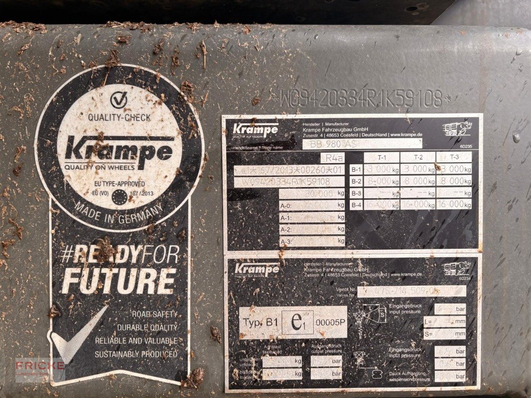 Abschiebewagen Türe ait Krampe AS 900.1, Neumaschine içinde Verden / Dauelsen (resim 6)