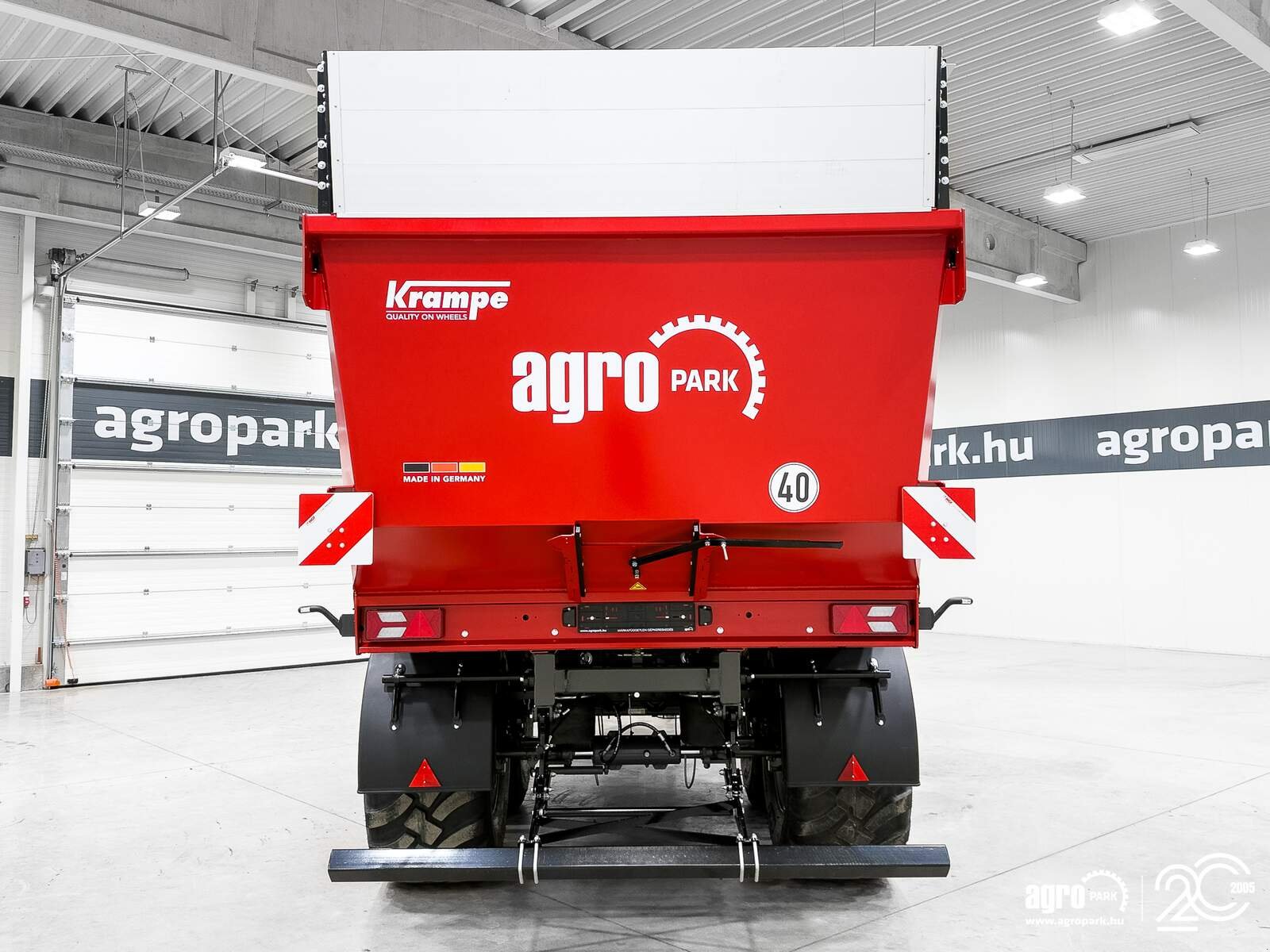 Abschiebewagen typu Krampe Rambody 680 (AS 680) UNUSED 20 ton capacity push off trailer, 32 m3, air brake, air suspension, 60 cm extension, premium Made in Germany, Gebrauchtmaschine w Csengele (Zdjęcie 9)