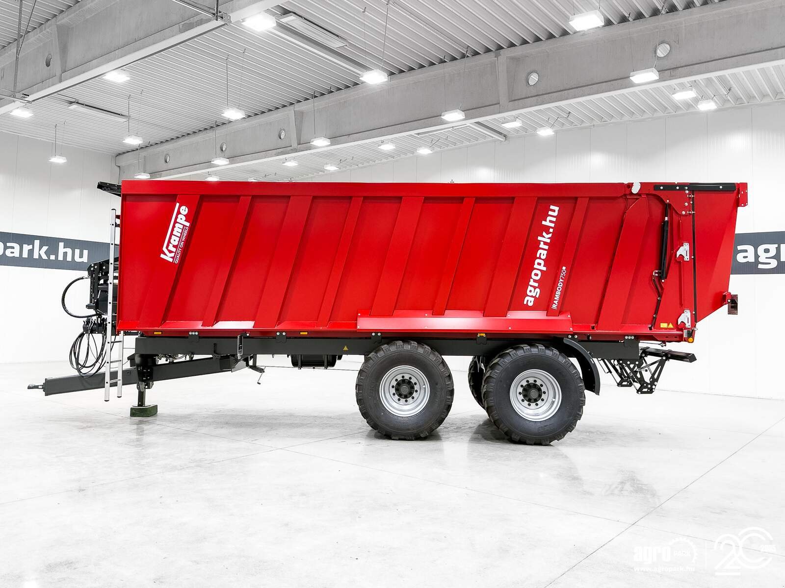 Abschiebewagen del tipo Krampe Rambody 750 (AS 750) 22 ton push off trailer, 38,6 m3, air brake, LED, 40 km/h, air suspension, Gebrauchtmaschine en Csengele (Imagen 7)